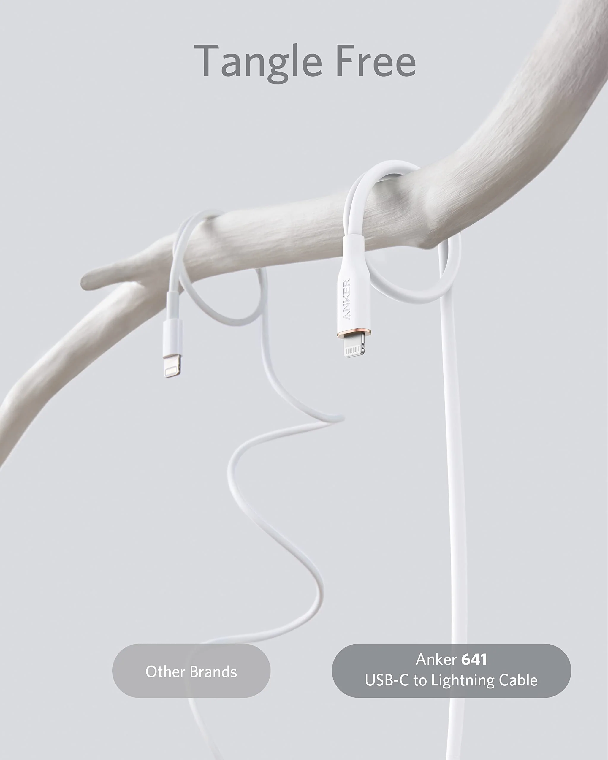 Anker 641 USB-C to Lightning Cable (Flow, Silicone) - Image 9
