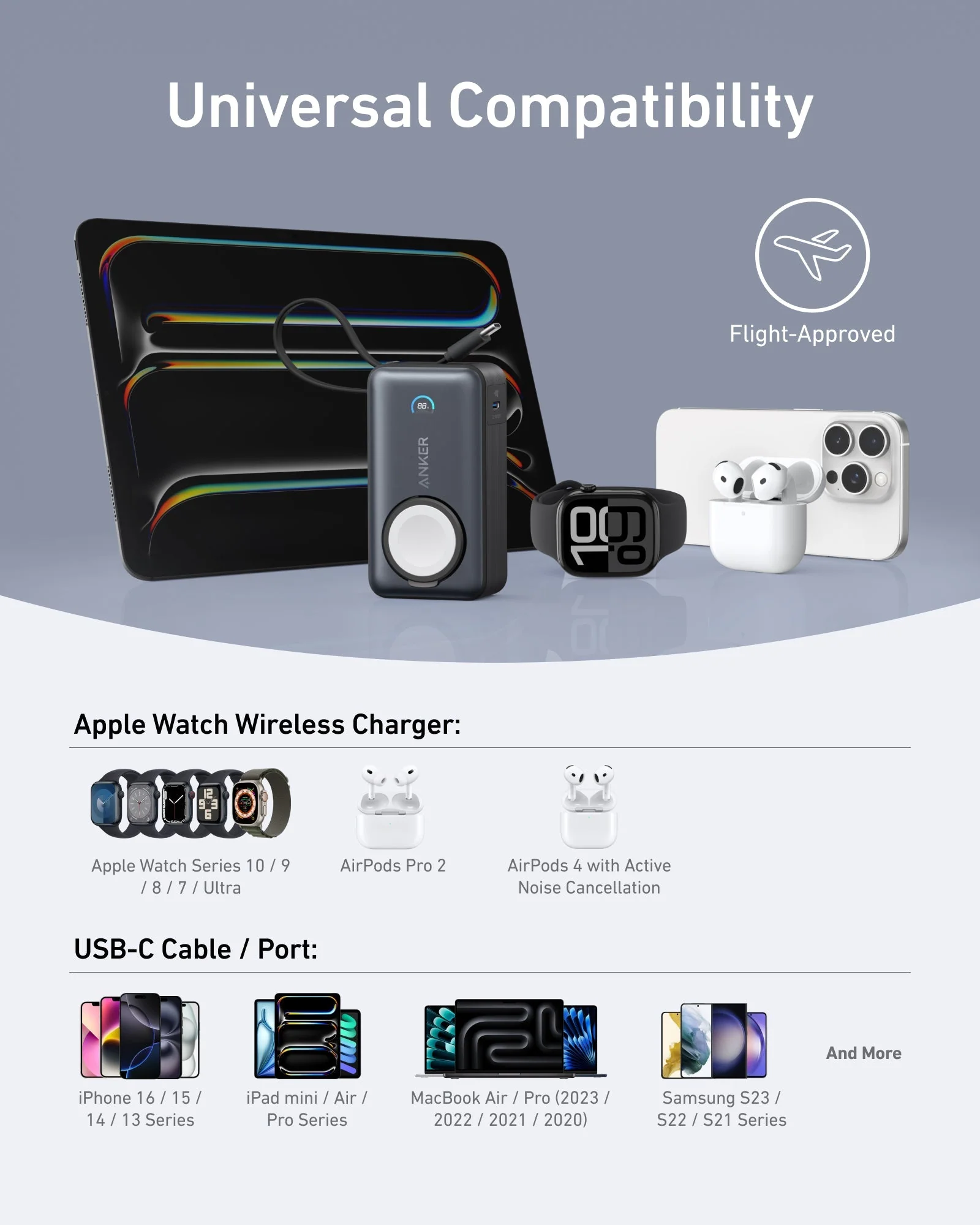 Anker MagGo Power Bank (10K, 35W, For Apple Watch) - Image 6