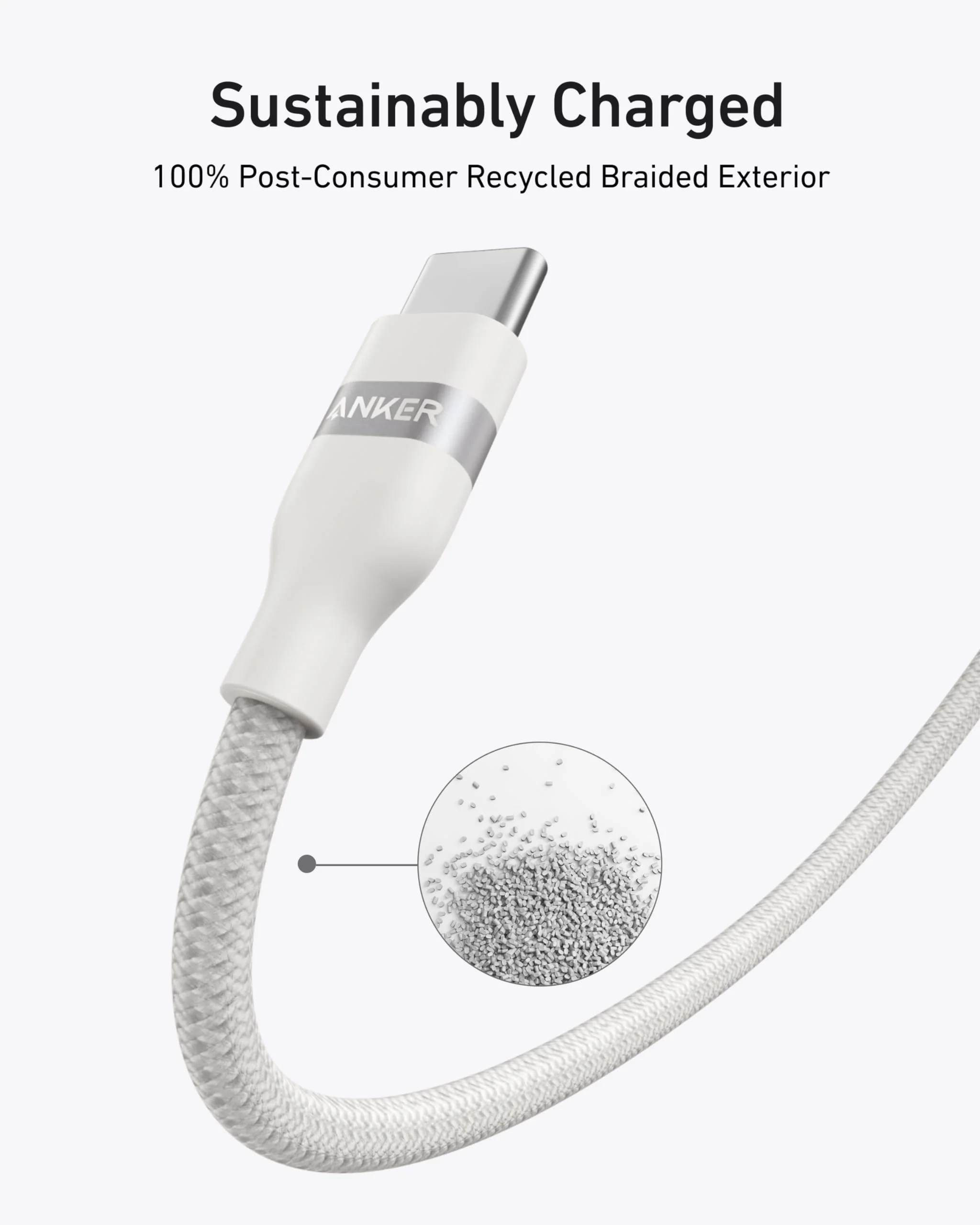 Anker USB-C to USB-C Cable (3 ft / 6 ft, 240W, Upcycled-Braided) - Image 41