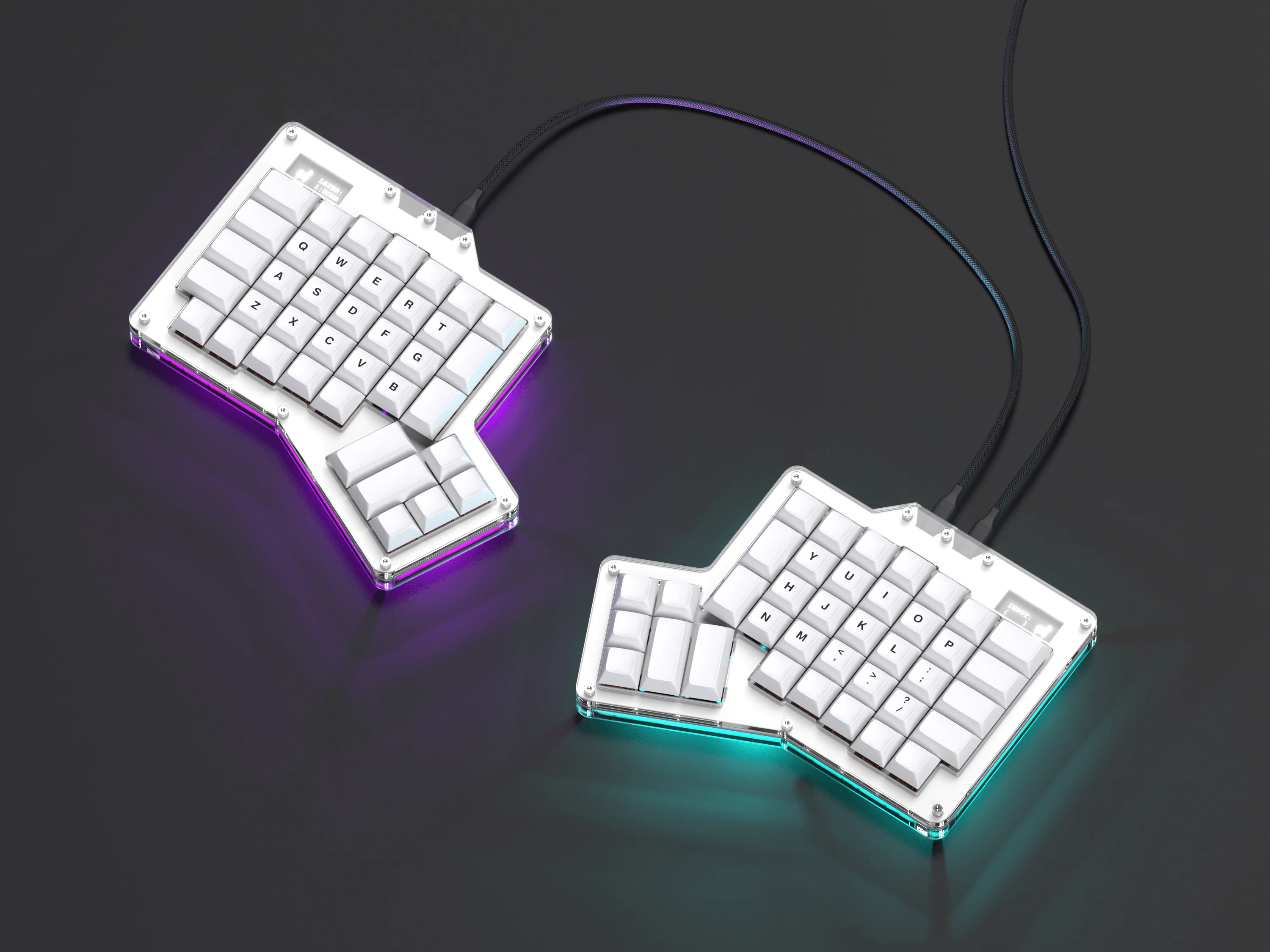 ErgoDox 76 "Hot Dox" V2 Mechanical Keyboard - Image 5