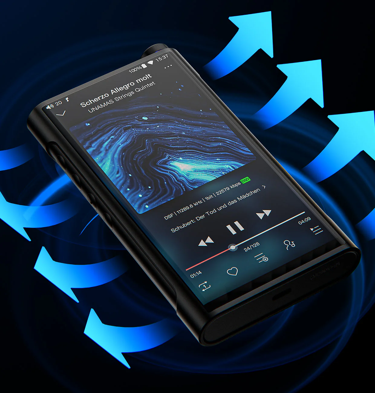 FiiO M15s Portable Hi-Res Lossless Music Player (Apos Certified) - Image 14