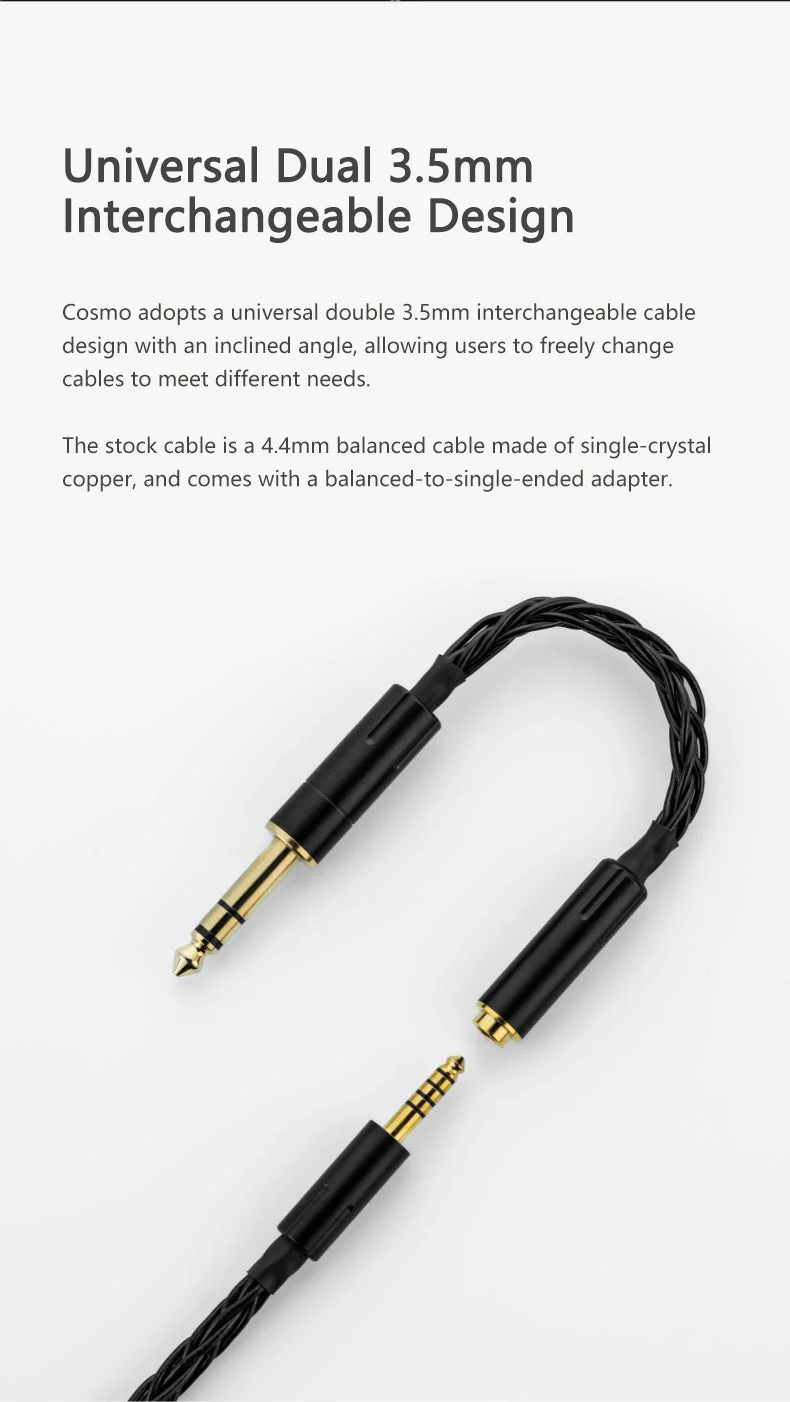Moondrop Cosmo Flagship Nanoscale Ultra-thin 100mm Planar Magnetic Driver Headphone (Apos Certified) - Image 16