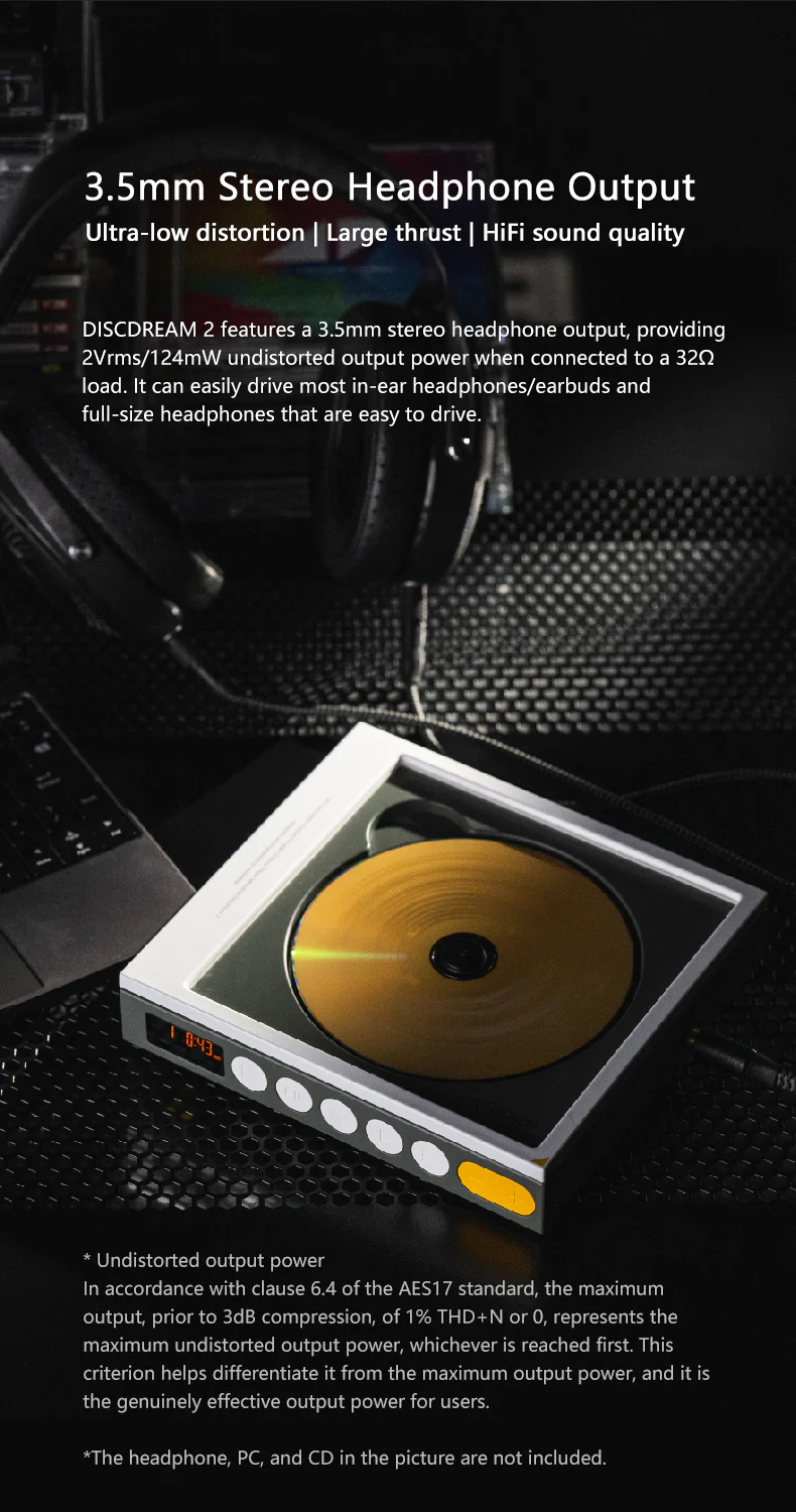 Moondrop Discdream 2 Portable CD Player (Apos Certified) - Image 8