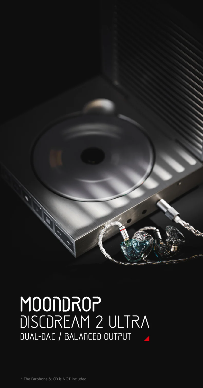 Moondrop Discdream 2 Ultra Portable HiFi CD Player (Apos Certified) - Image 3