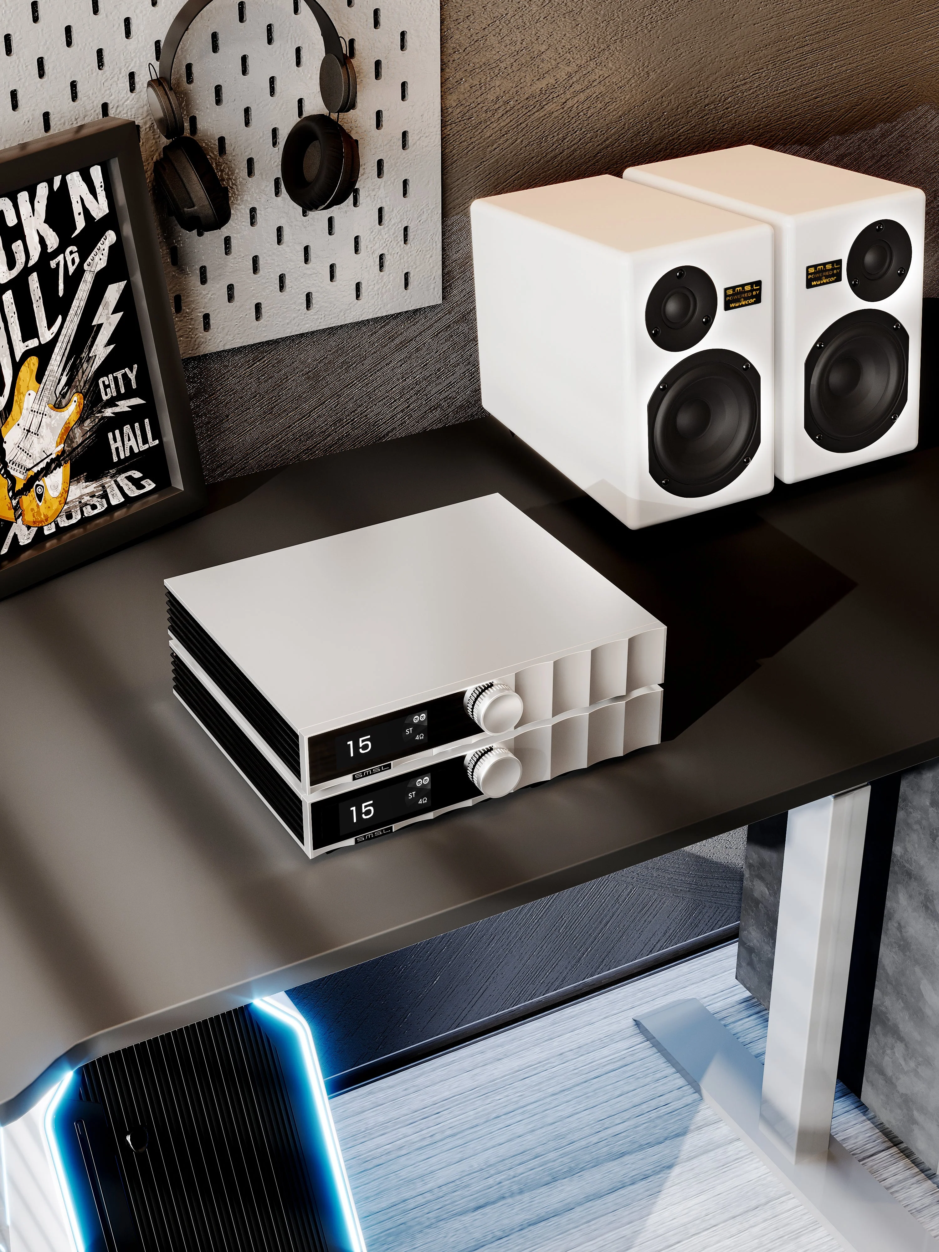 SMSL PA400 Gallium Nitride Power Amplifier (Apos Certified) - Image 21