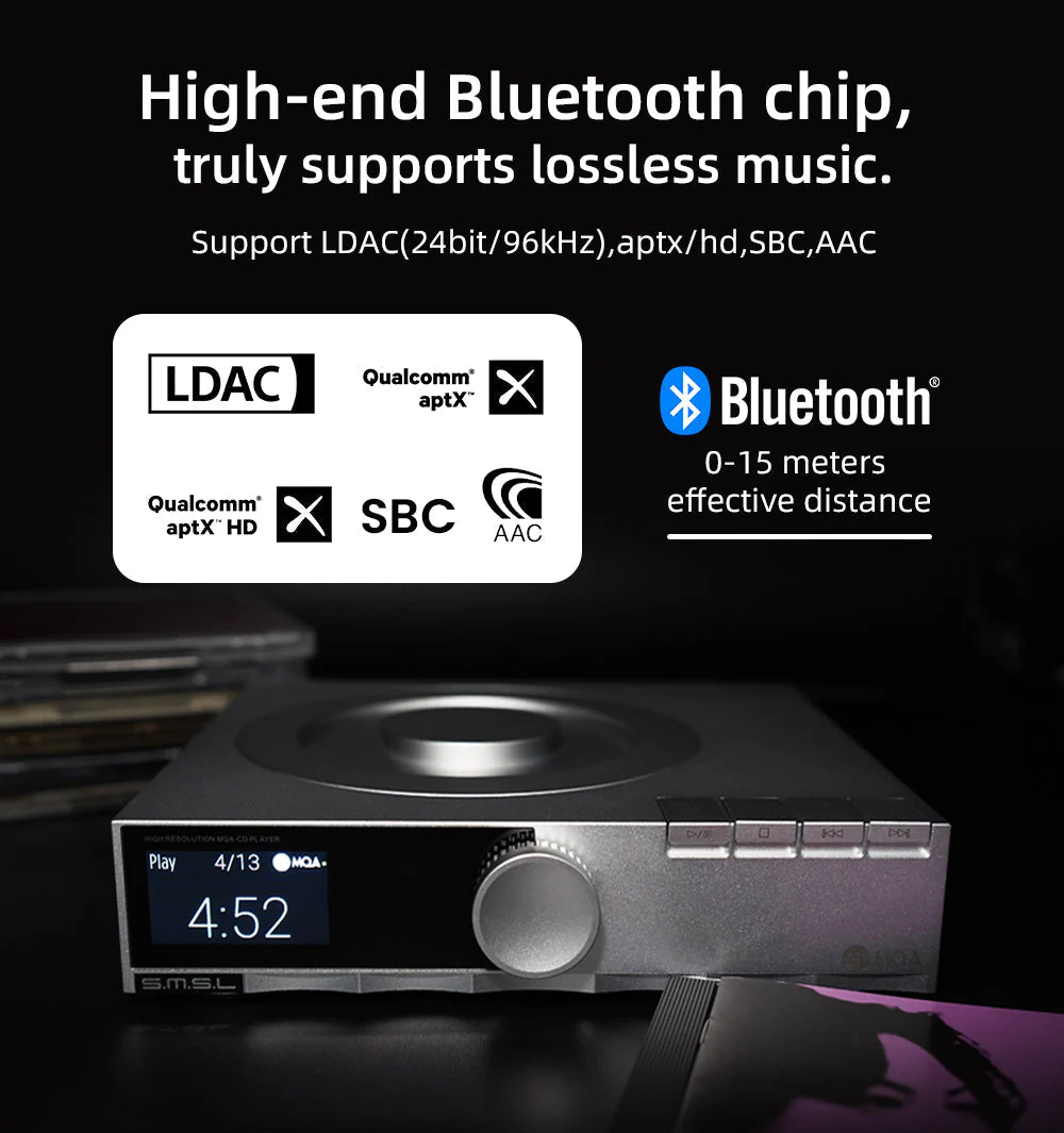 SMSL PL200 MQA-CD Player DAC (Apos Certified) - Image 23