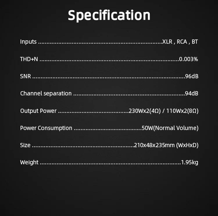 SMSL SA400 High Resolution Power Amplifier (Apos Certified) - Image 18