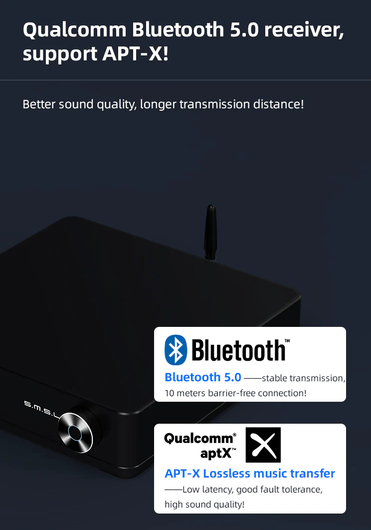 SMSL SA400 High Resolution Power Amplifier (Apos Certified) - Image 6