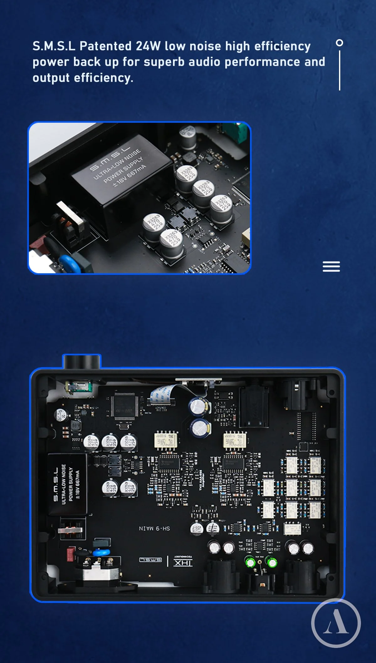 SMSL SH-9 THX AAA-888 Balanced Headphone Amp (Apos Certified) - Image 6