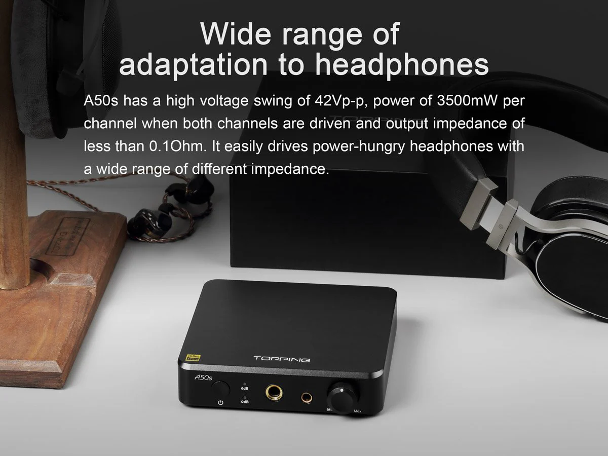 TOPPING A50s Headphone Amplifier (Apos Certified) - Image 9