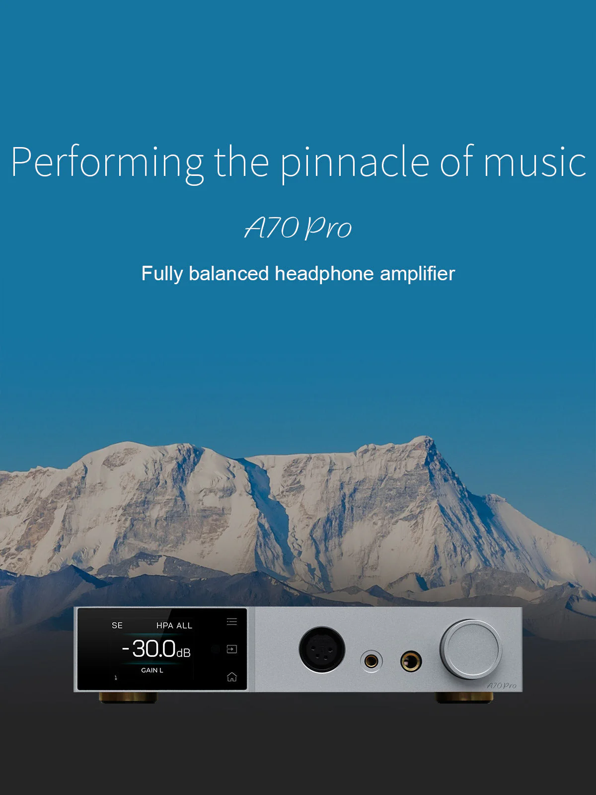 TOPPING A70 Pro Fully Balanced Headphone Amplifier (Apos Certified) - Image 3
