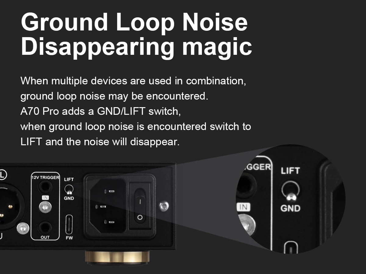 TOPPING A70 Pro Fully Balanced Headphone Amplifier (Apos Certified) - Image 9