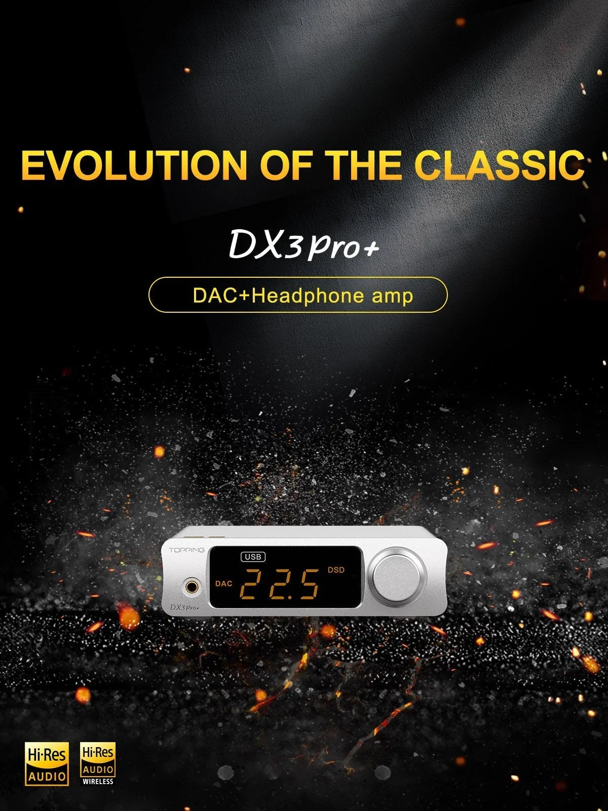 TOPPING DX3 Pro+ Bluetooth DAC/Amp (Apos Certified) - Image 3