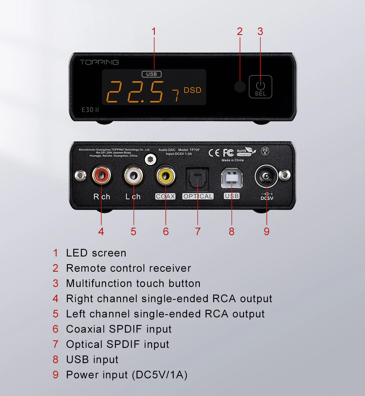 TOPPING E30 II DAC (Apos Certified) - Image 16