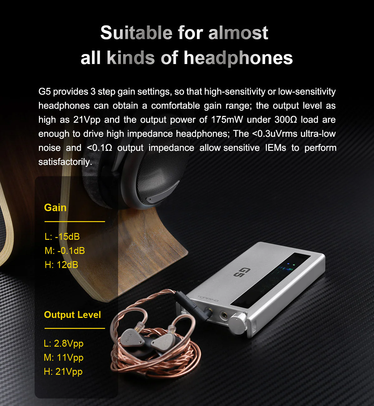TOPPING G5 Portable DAC/Amp (Apos Certified) - Image 11