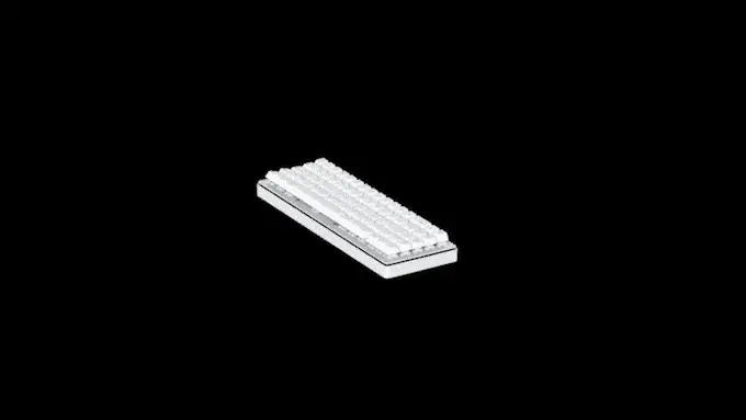 WhiteFox Eclipse Mechanical Keyboard with Aluminum High Profile Case - Image 9