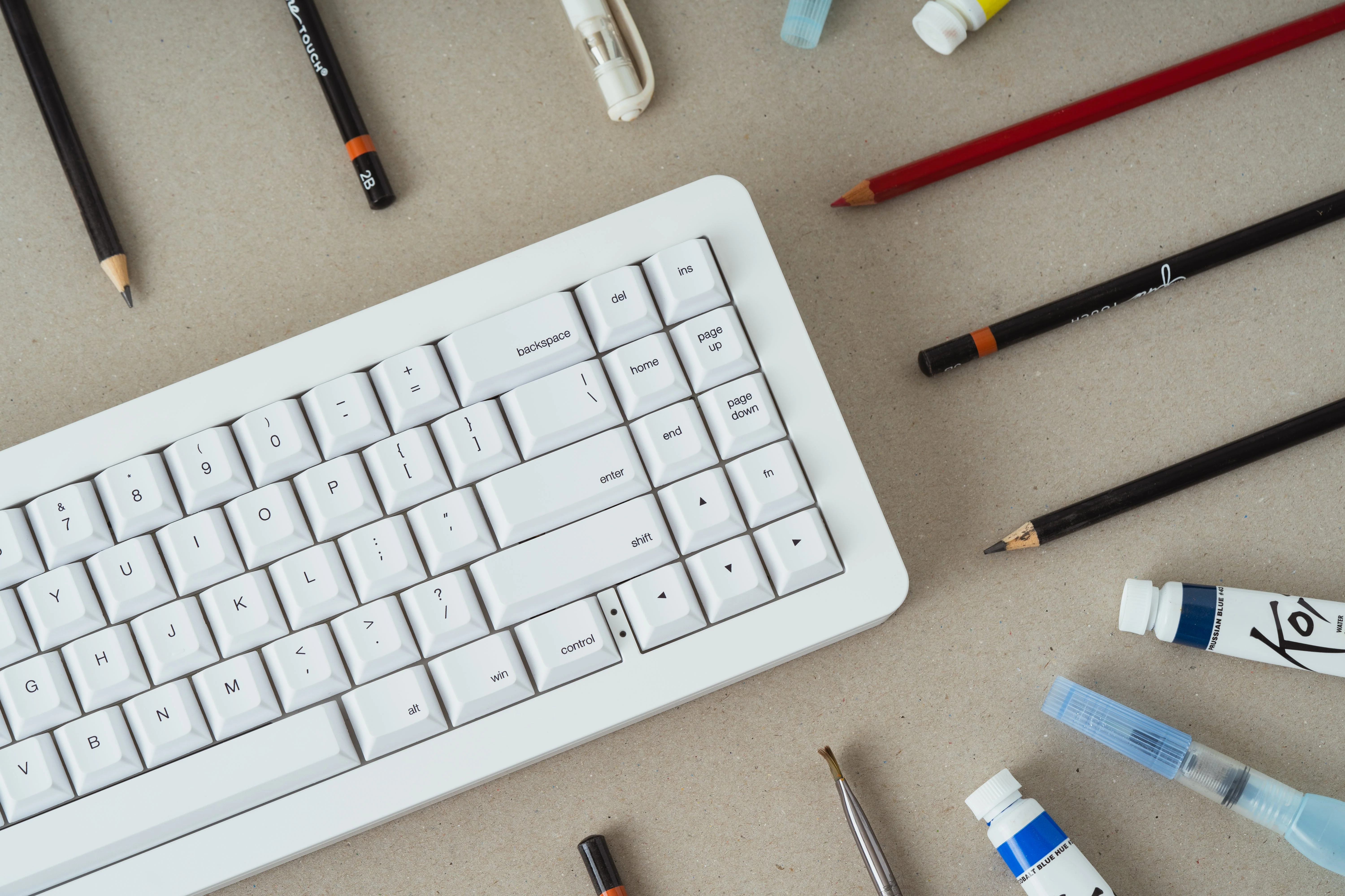 WhiteFox Eclipse Mechanical Keyboard with Aluminum High Profile Case - Image 16