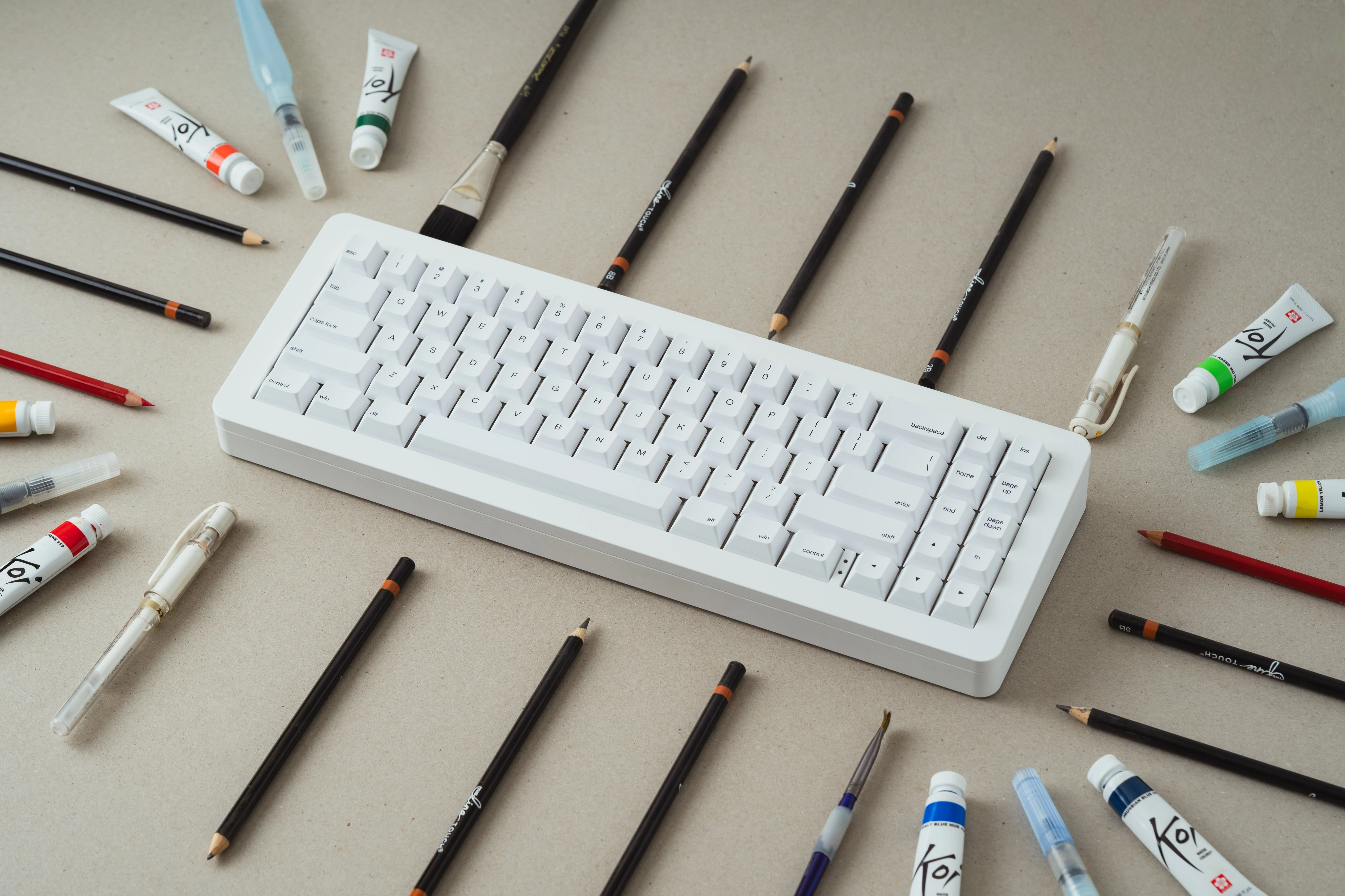 WhiteFox Eclipse Mechanical Keyboard with Aluminum High Profile Case - Image 17