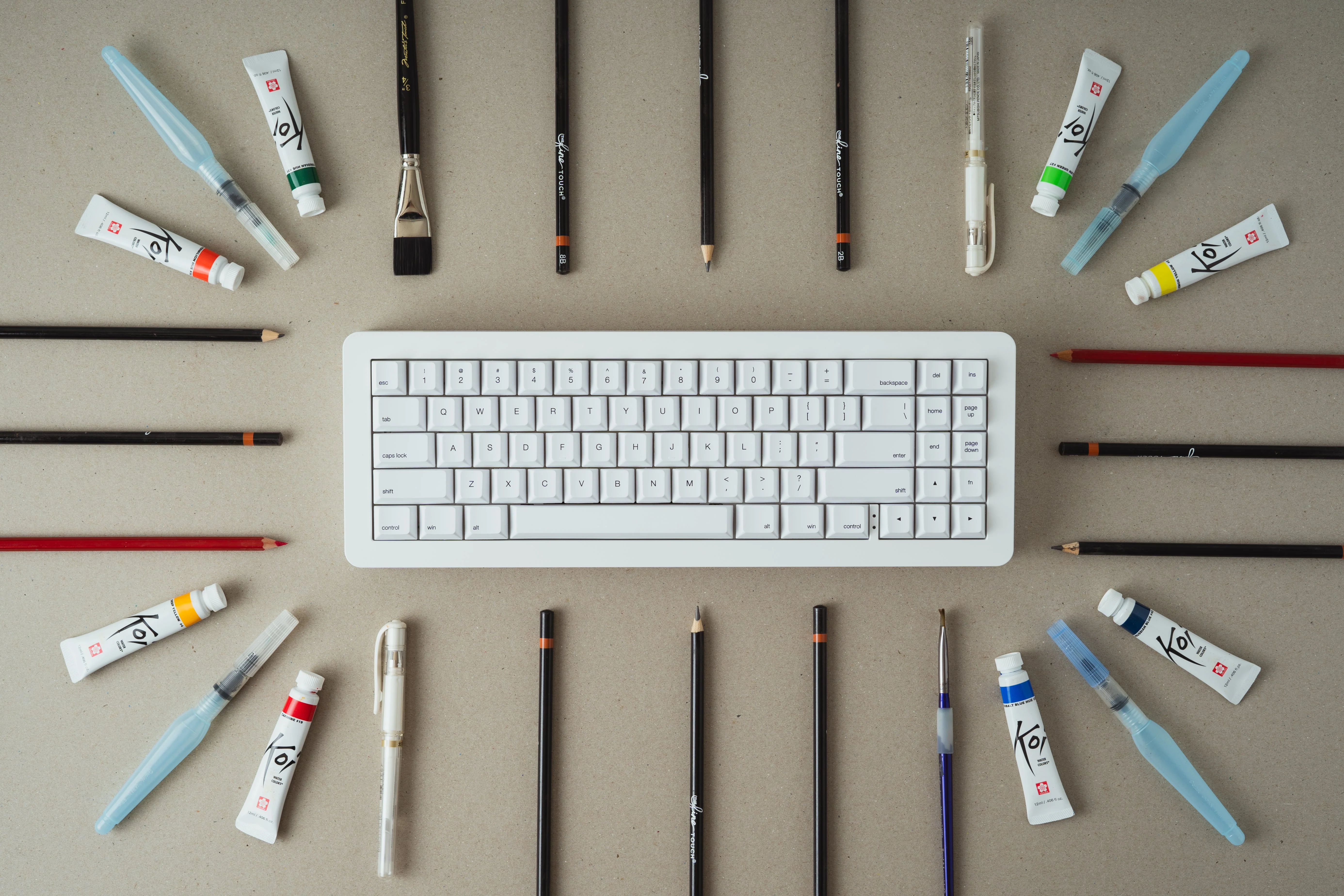 WhiteFox Eclipse Mechanical Keyboard with Aluminum High Profile Case - Image 18