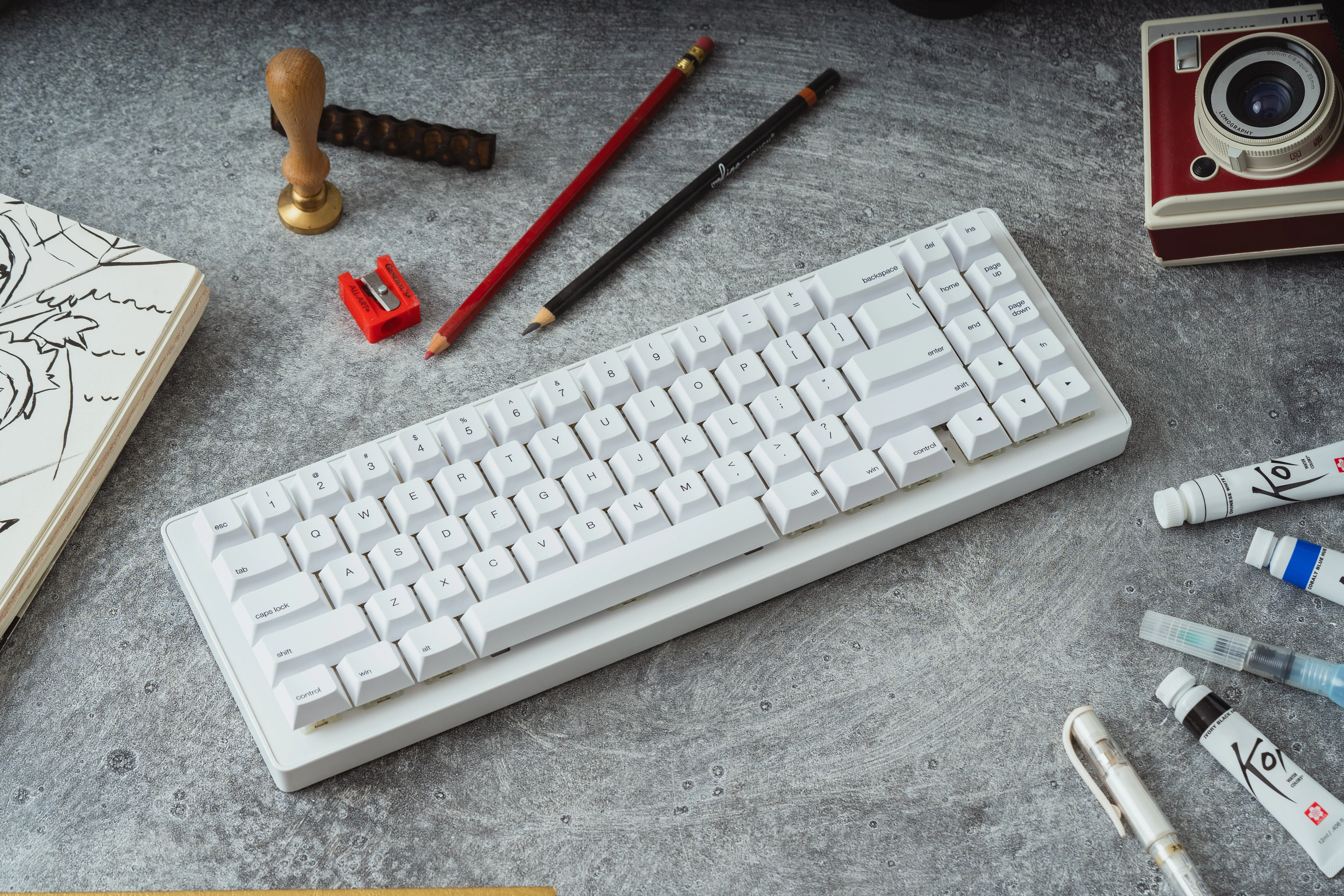 WhiteFox Eclipse Mechanical Keyboard with Aluminum Low Profile Case - Image 7