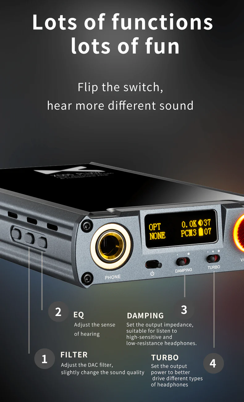 xDuoo XD05 Plus2 Portable HIFI DAC/Amp (Apos Certified) - Image 19