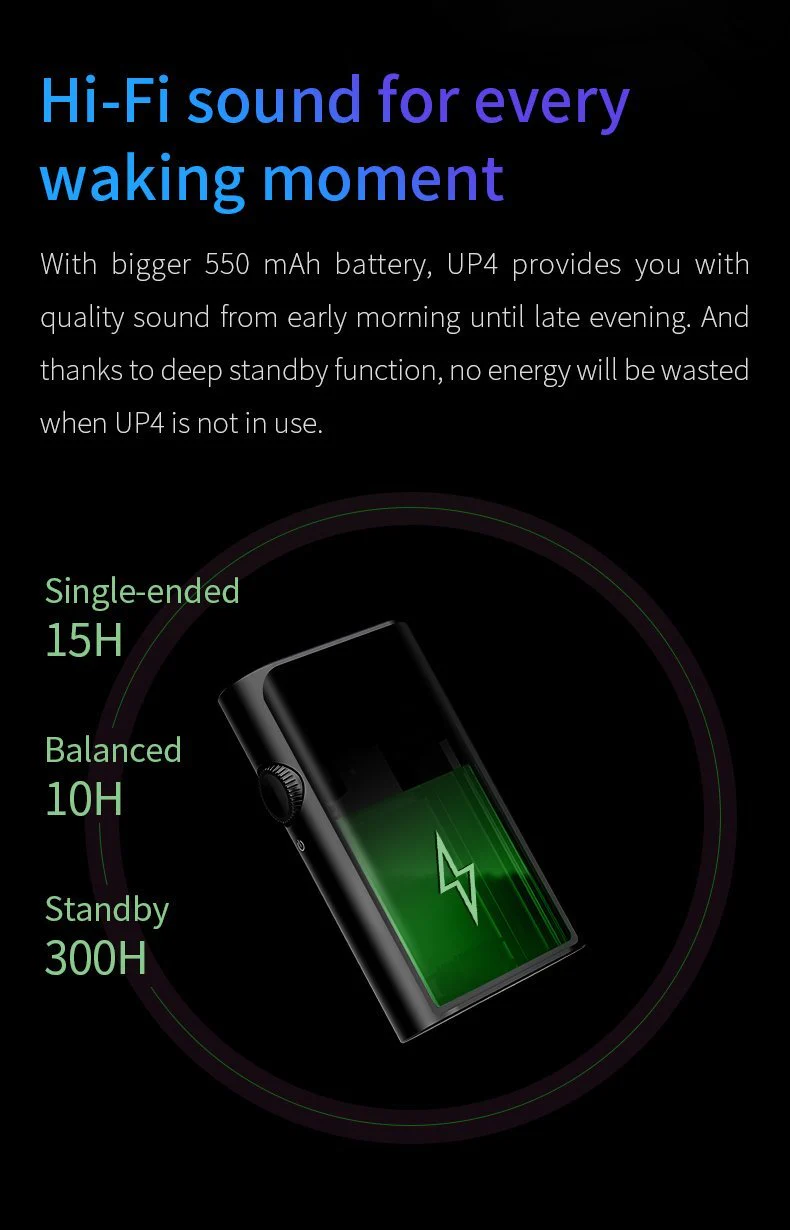 Shanling UP4 Portable Headphone Amp (Apos Certified) - Image 11