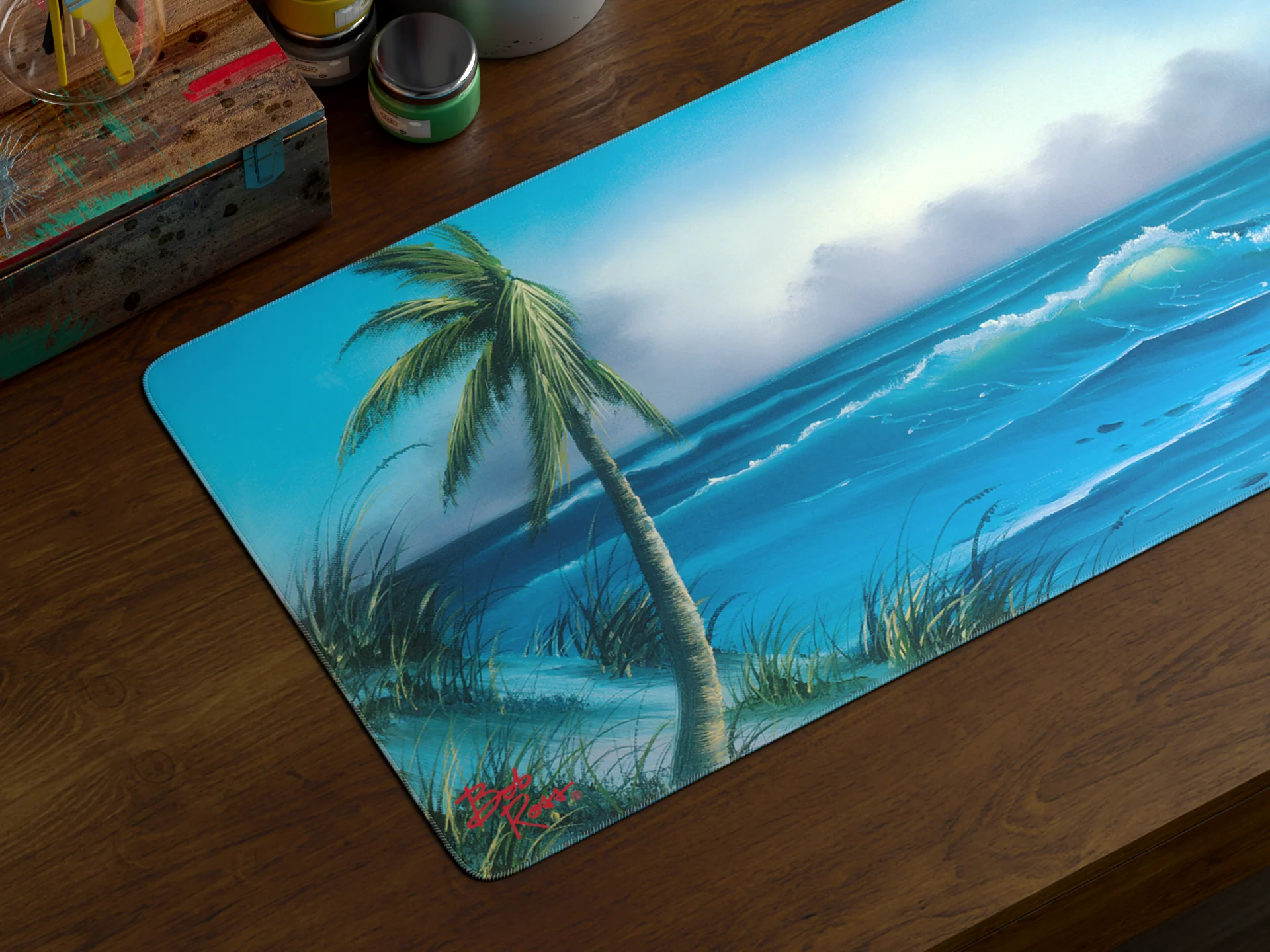 Bob Ross Deskmat - Image 27