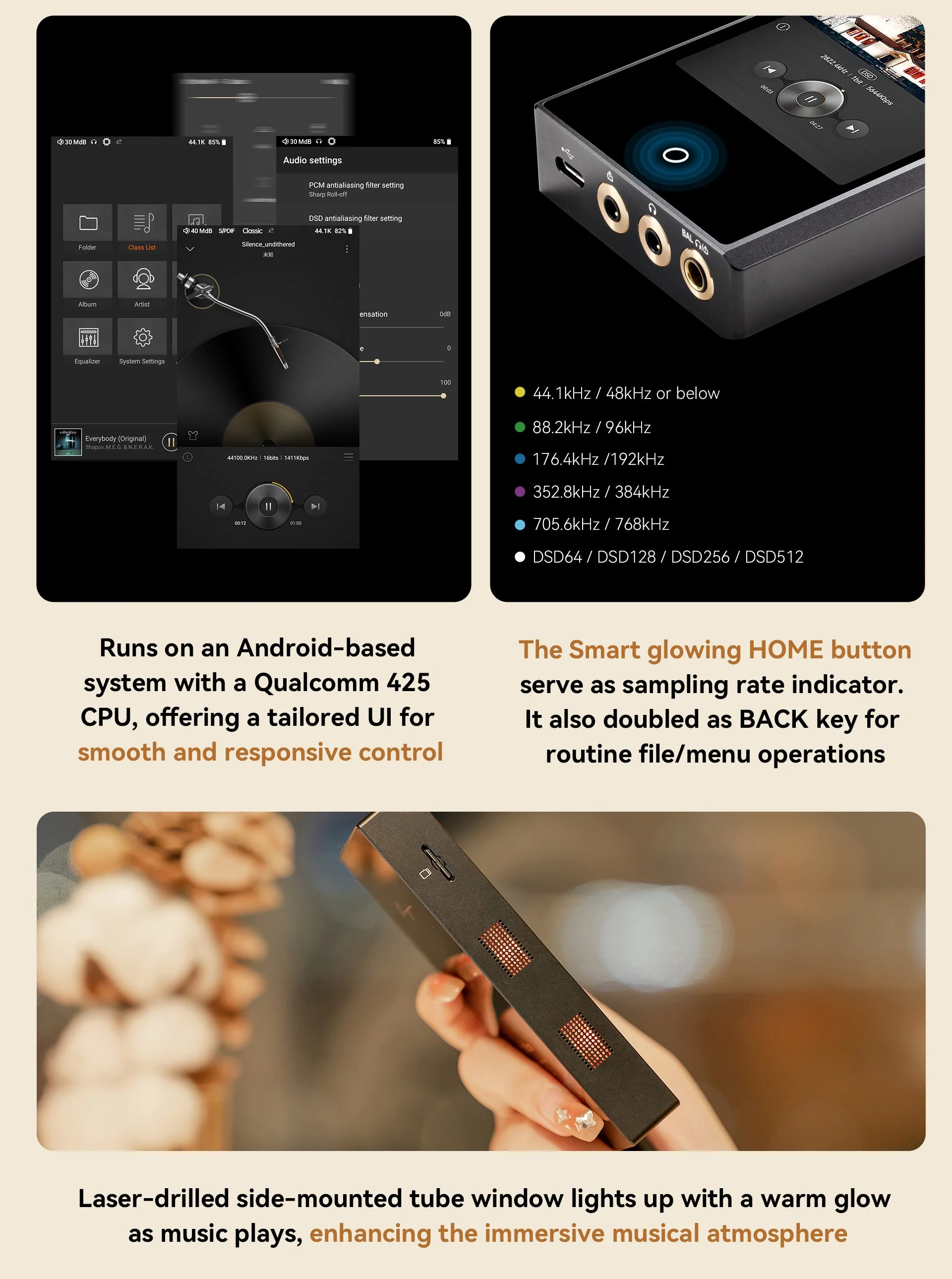 Cayin N3Ultra Triple Timbre Digital Audio Player - Image 15