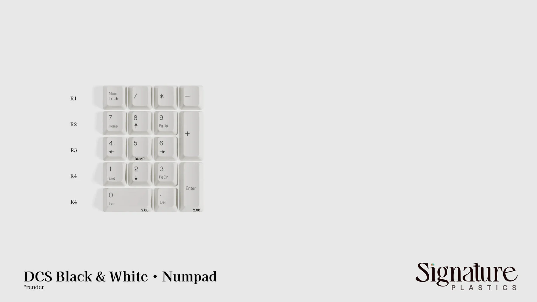 DCS Black & White Keycap Set - Image 8