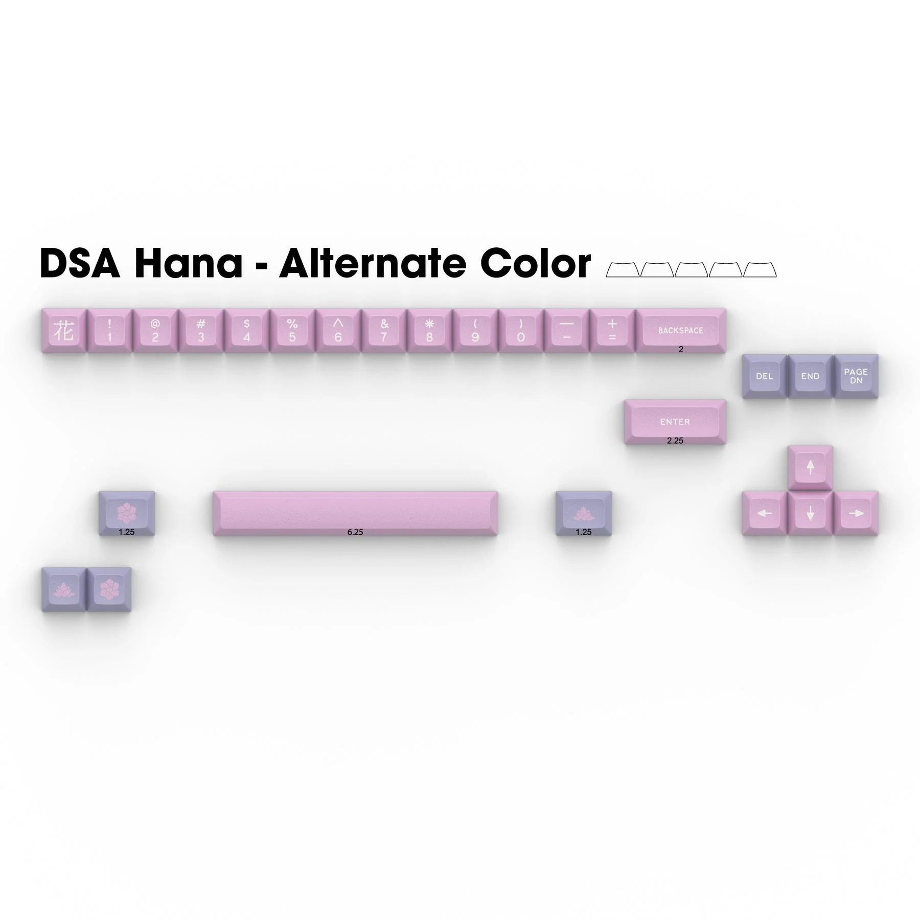DSA Hana Keycap Set - Image 9