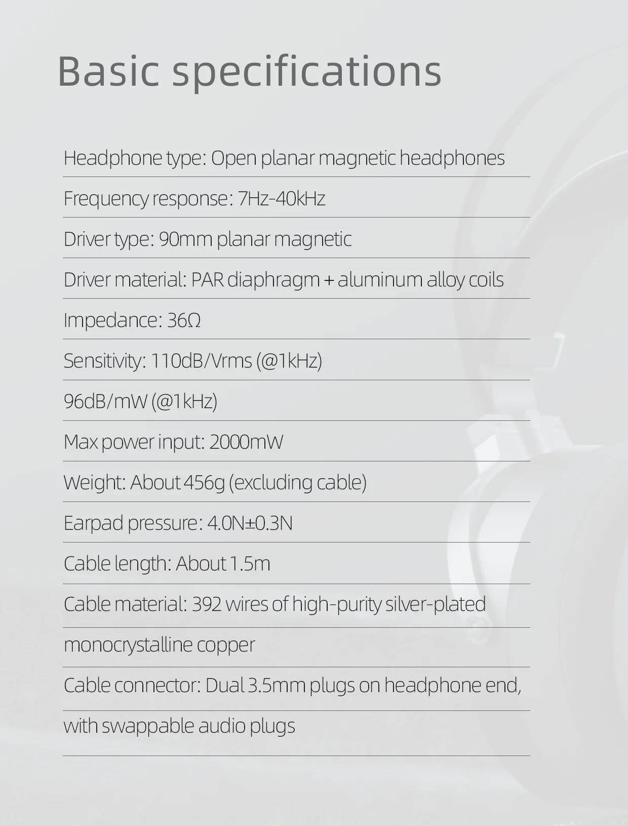 FiiO FT5 90mm Open Back Planar Magnetic Headphones - Image 26