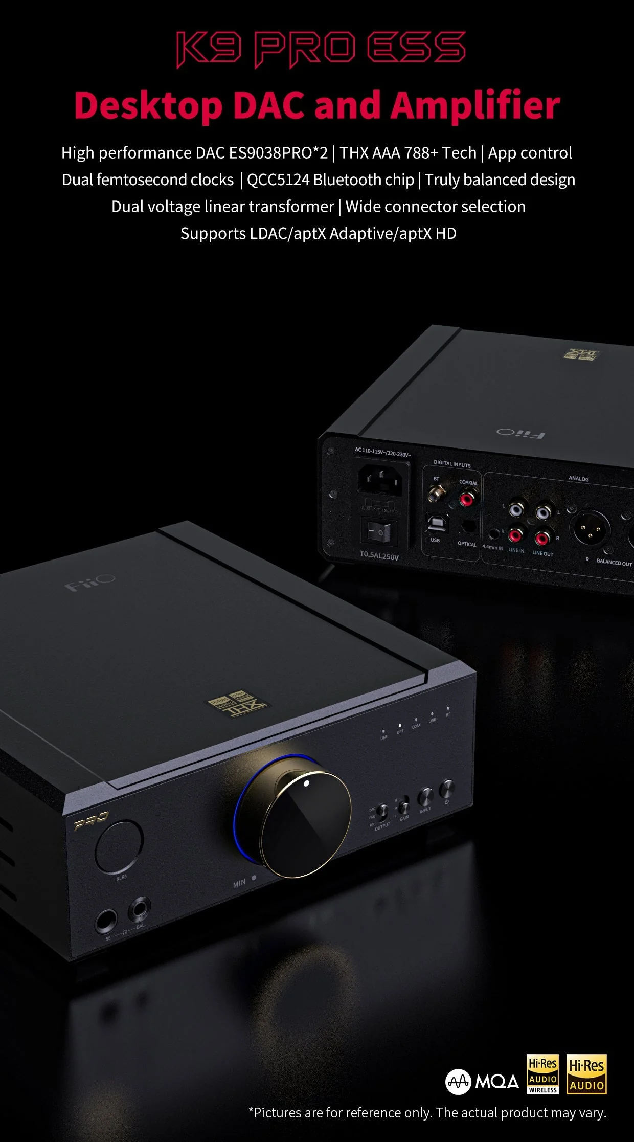 FiiO K9 PRO Desktop DAC/Amp - Image 2