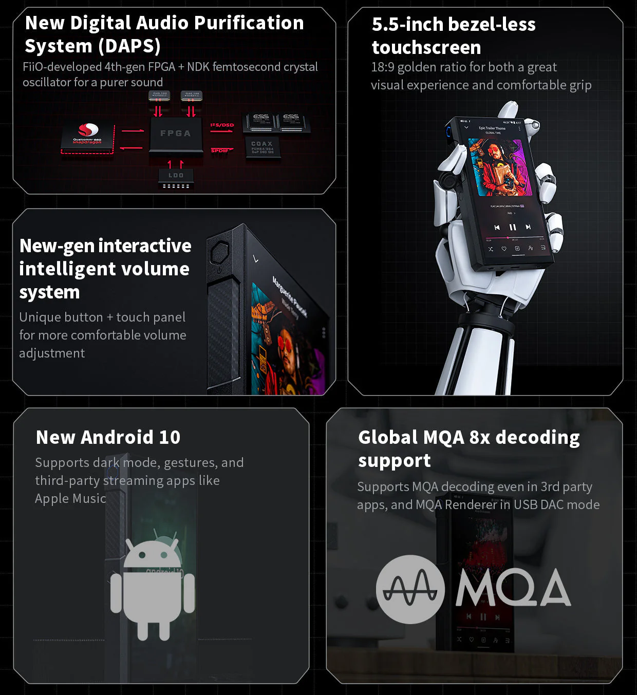 FiiO M11 Plus ESS DAP (Digital Audio Player) - Image 4