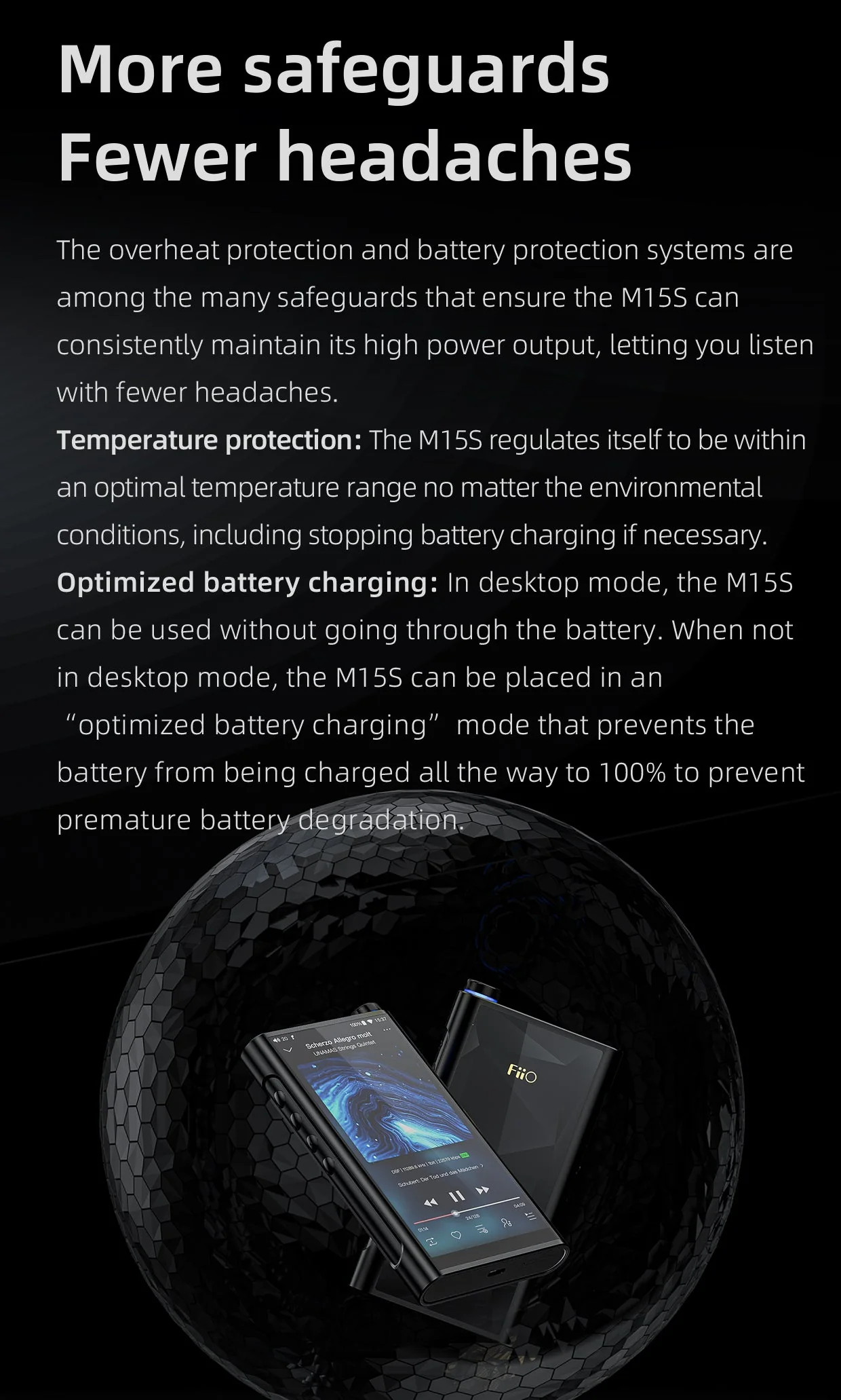 FiiO M15s Portable Hi-Res Lossless Music Player - Image 24
