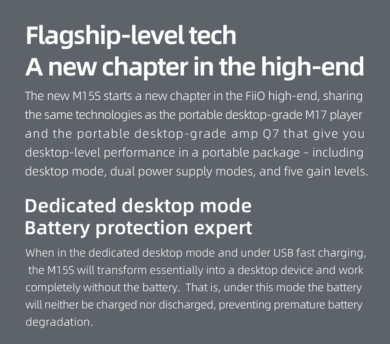 FiiO M15s Portable Hi-Res Lossless Music Player - Image 6