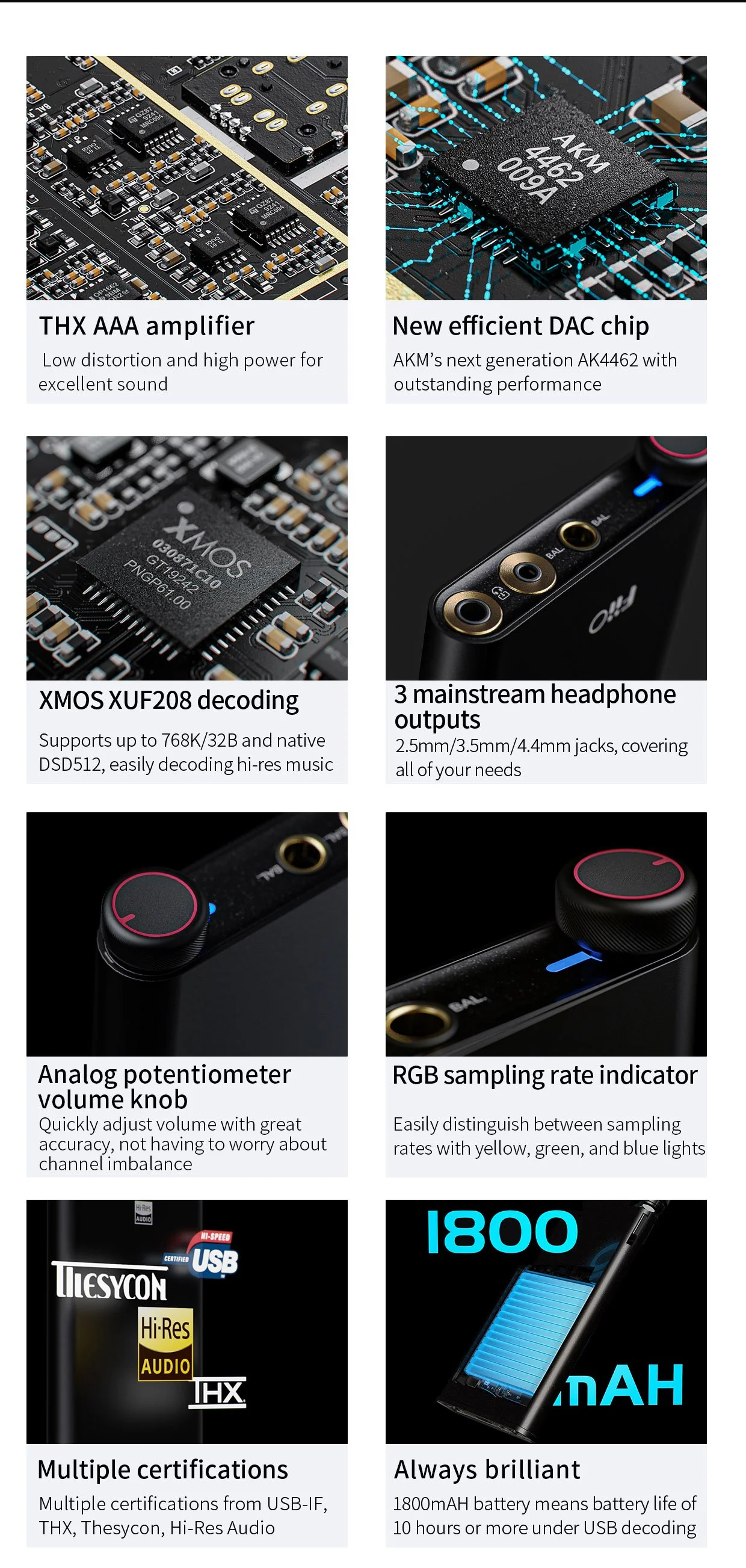 FiiO Q3 THX Portable Balanced DAC/Amp - Image 3