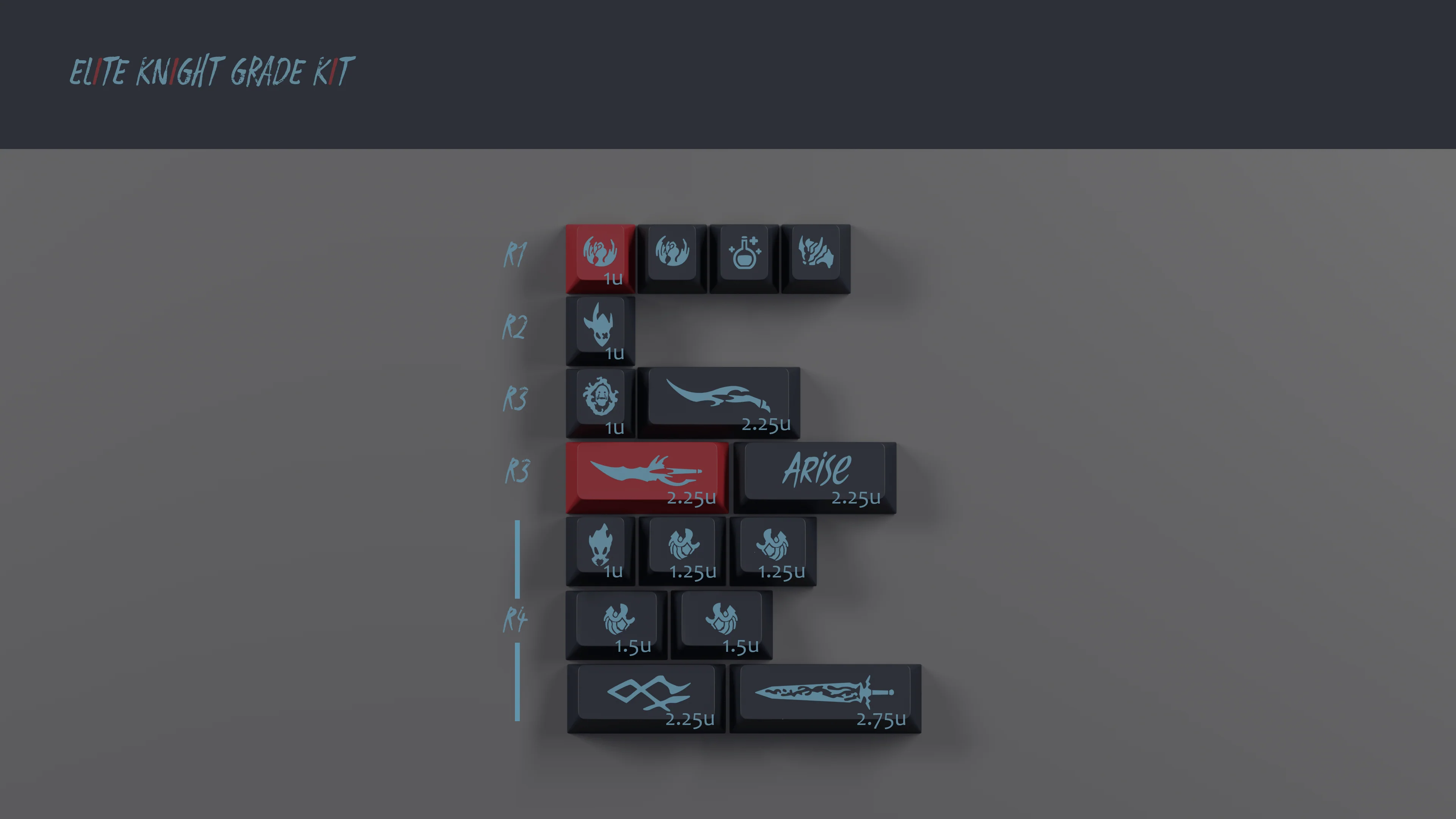 GMK Shadow Keycap Set - Image 10