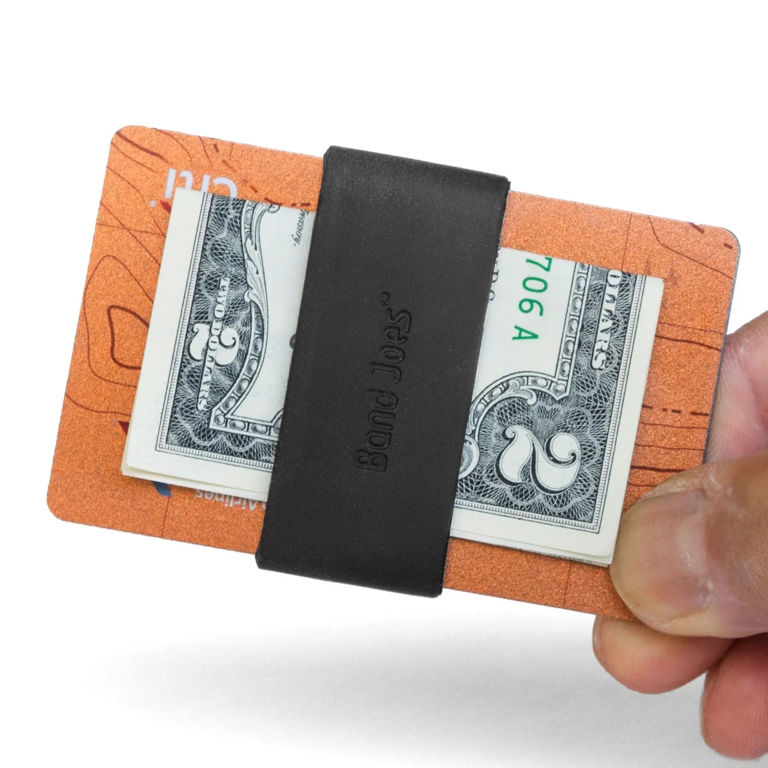 Grifiti Band Joes Vertical Wallet Bands 2.25 x 1.25 Inch - Minimalist Silicone Rubber Band Wallet for Cards, Cash, and Front Pocket Carry - Image 6