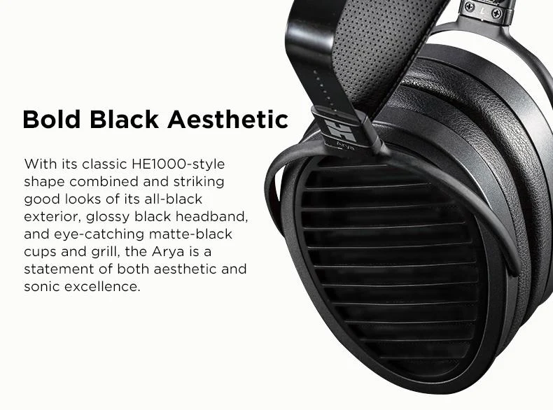 HIFIMAN Arya Planar Magnetic Headphone - Stealth Magnet Version - Image 11