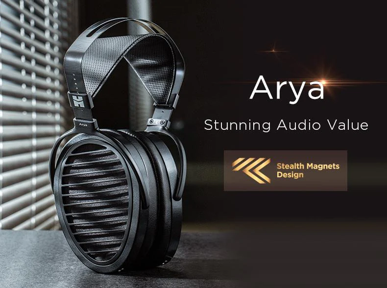 HIFIMAN Arya Planar Magnetic Headphone - Stealth Magnet Version - Image 3