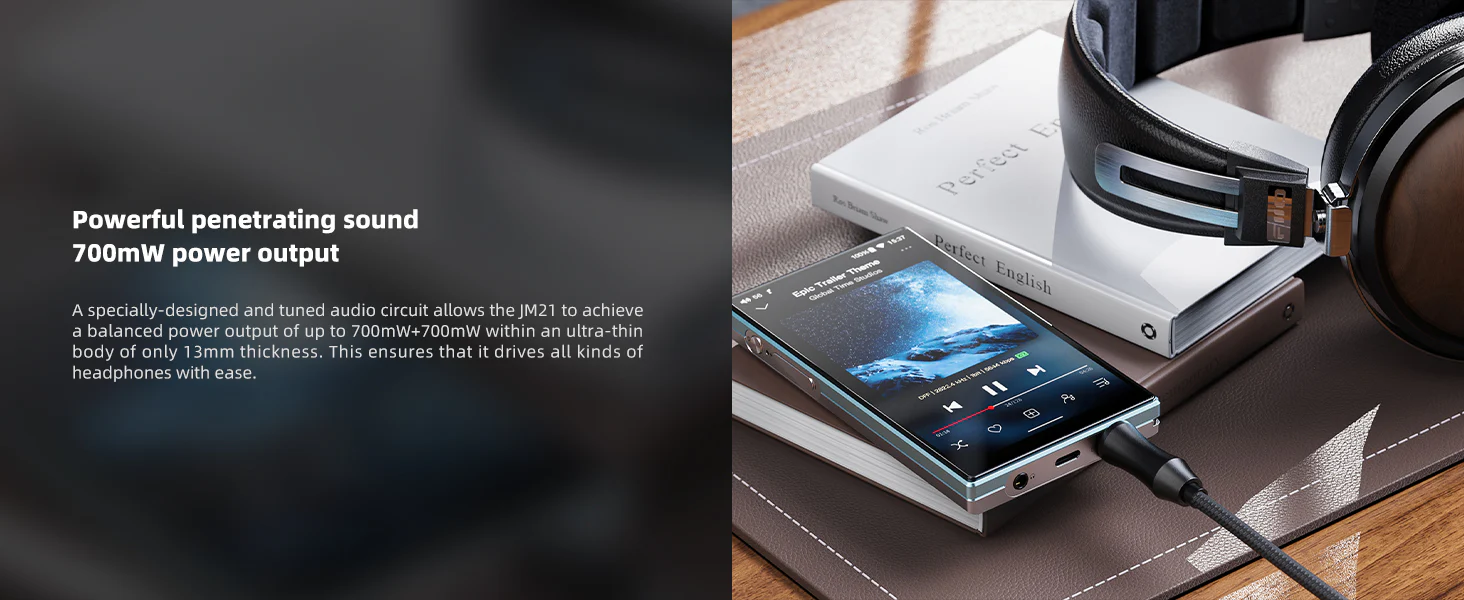 FiiO x JadeAudio JM21 Android 13 Hi-Res Music Player - Image 10