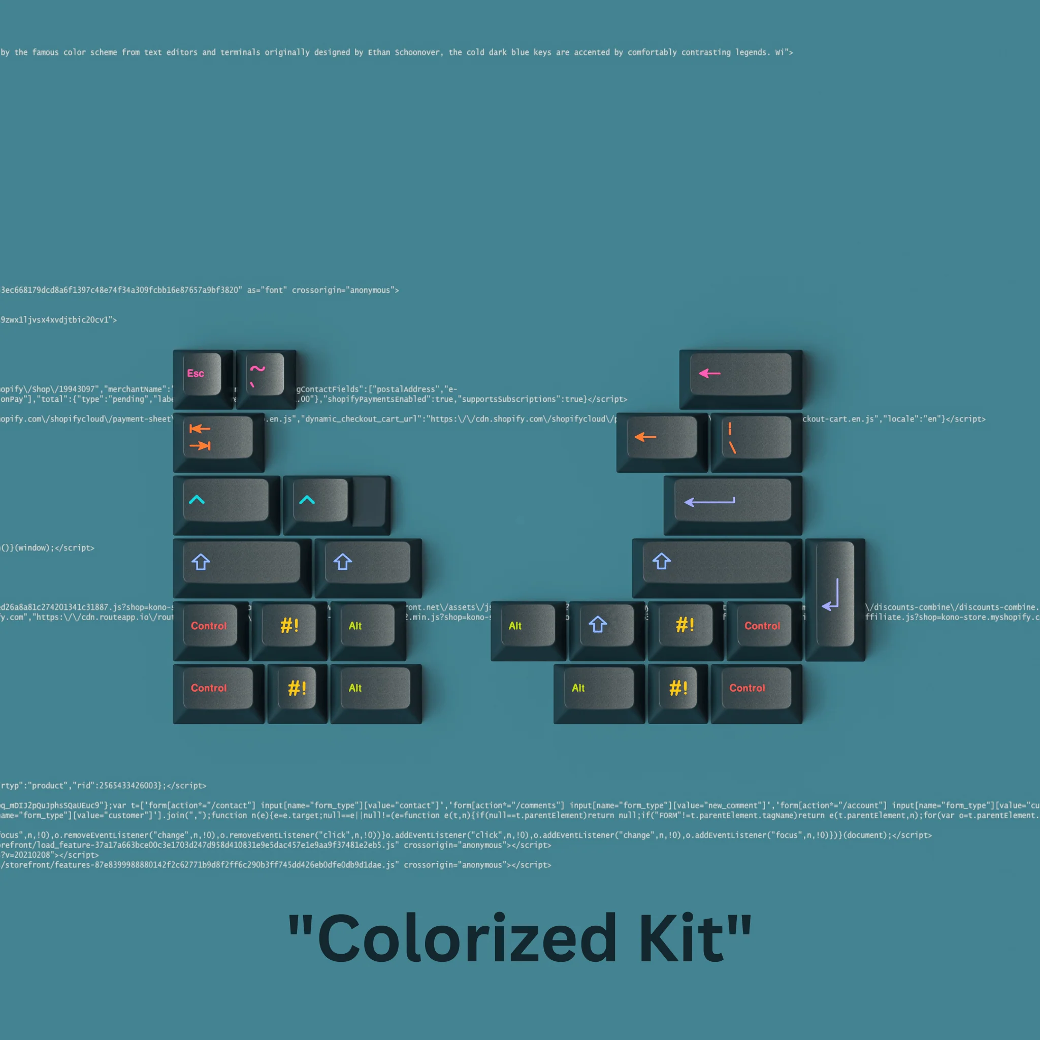 KDS  Solarized Dark Keycap Set - Image 10
