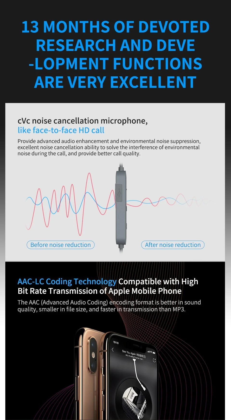 KZ aptX HD CSR8675 Bluetooth Cable - Image 7