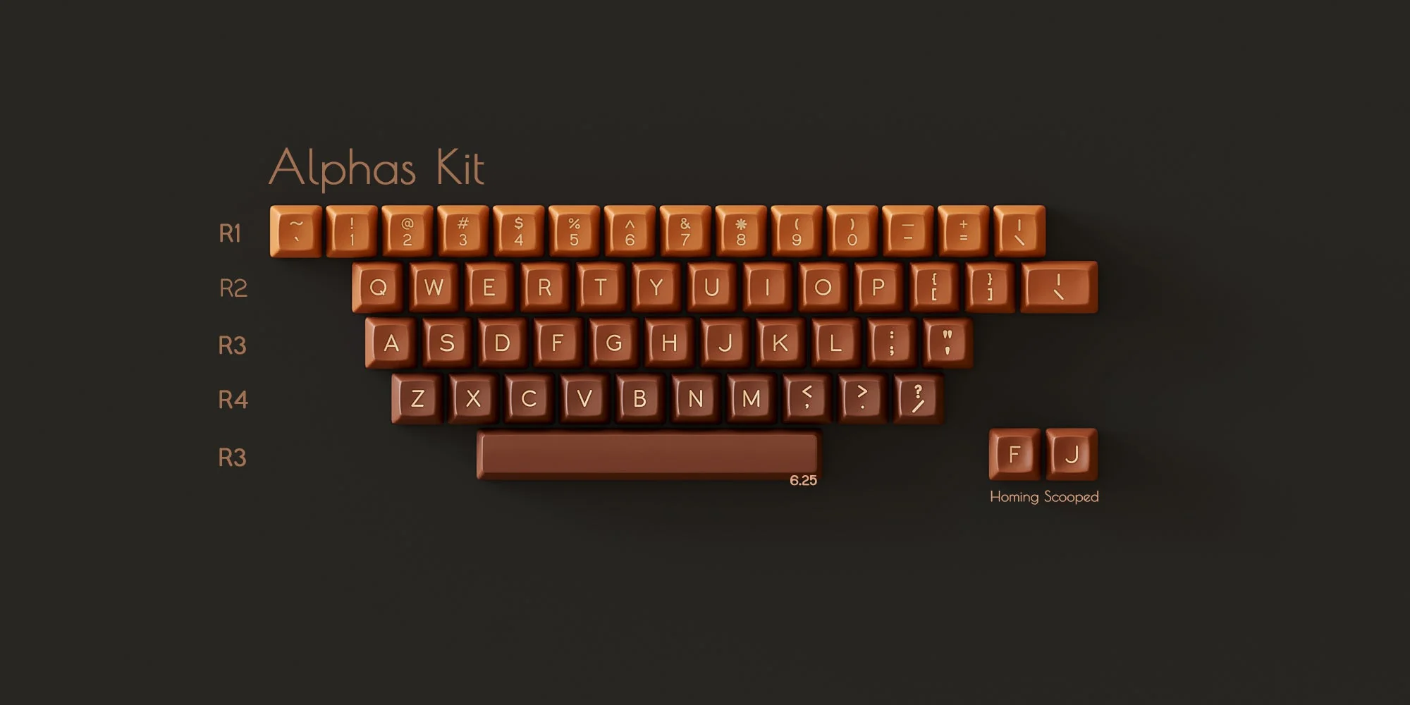SA Espresso Keycap Set - Image 10