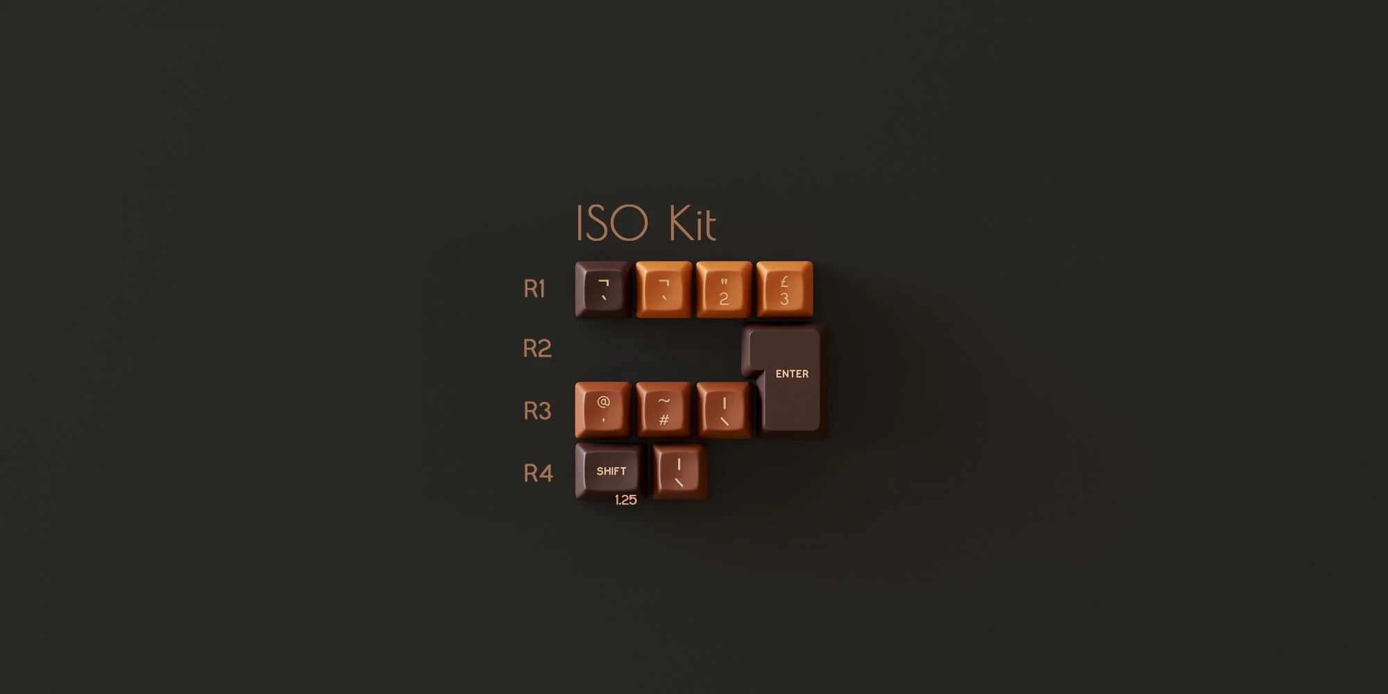 SA Espresso Keycap Set - Image 13