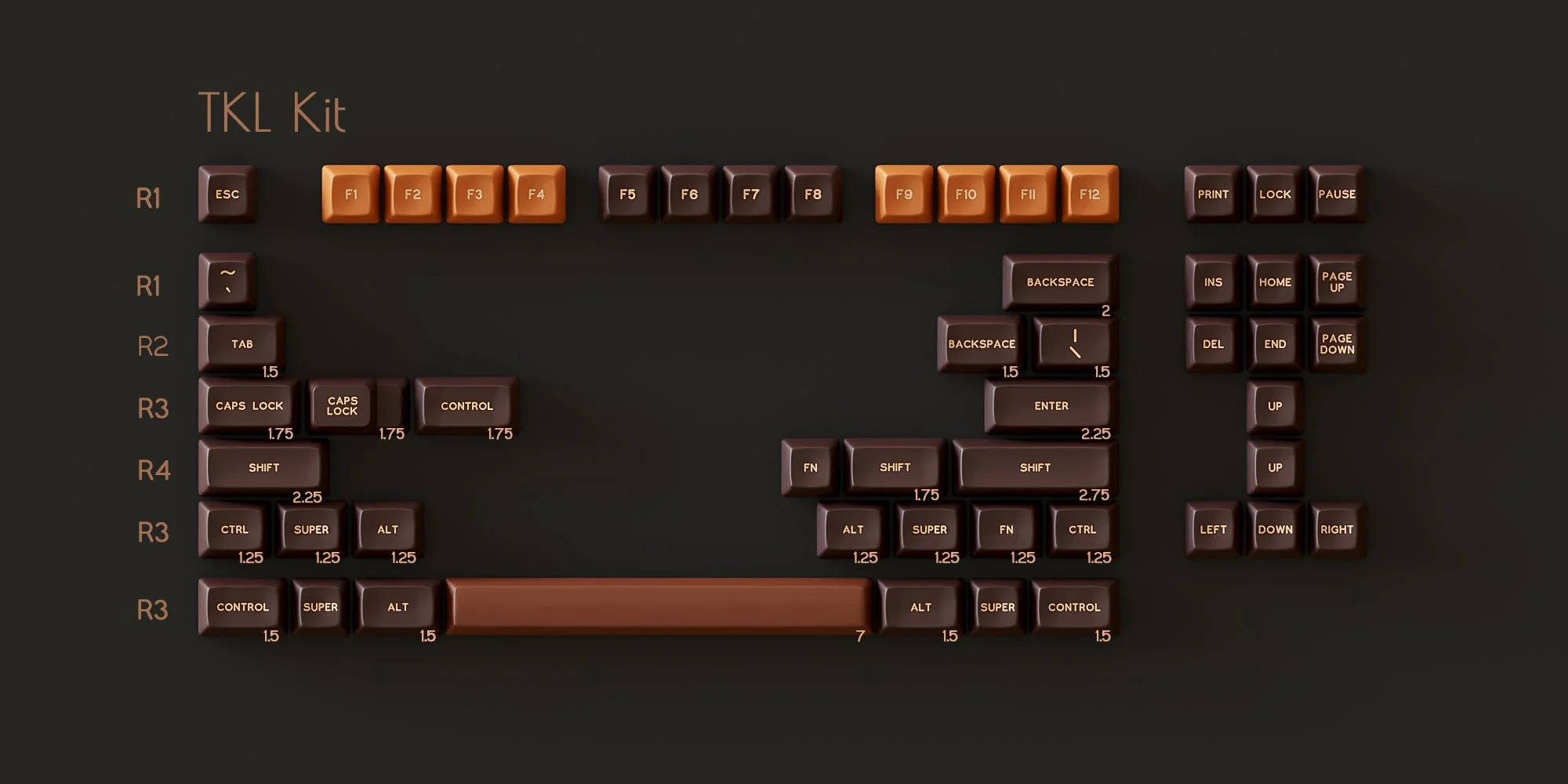 SA Espresso Keycap Set - Image 7