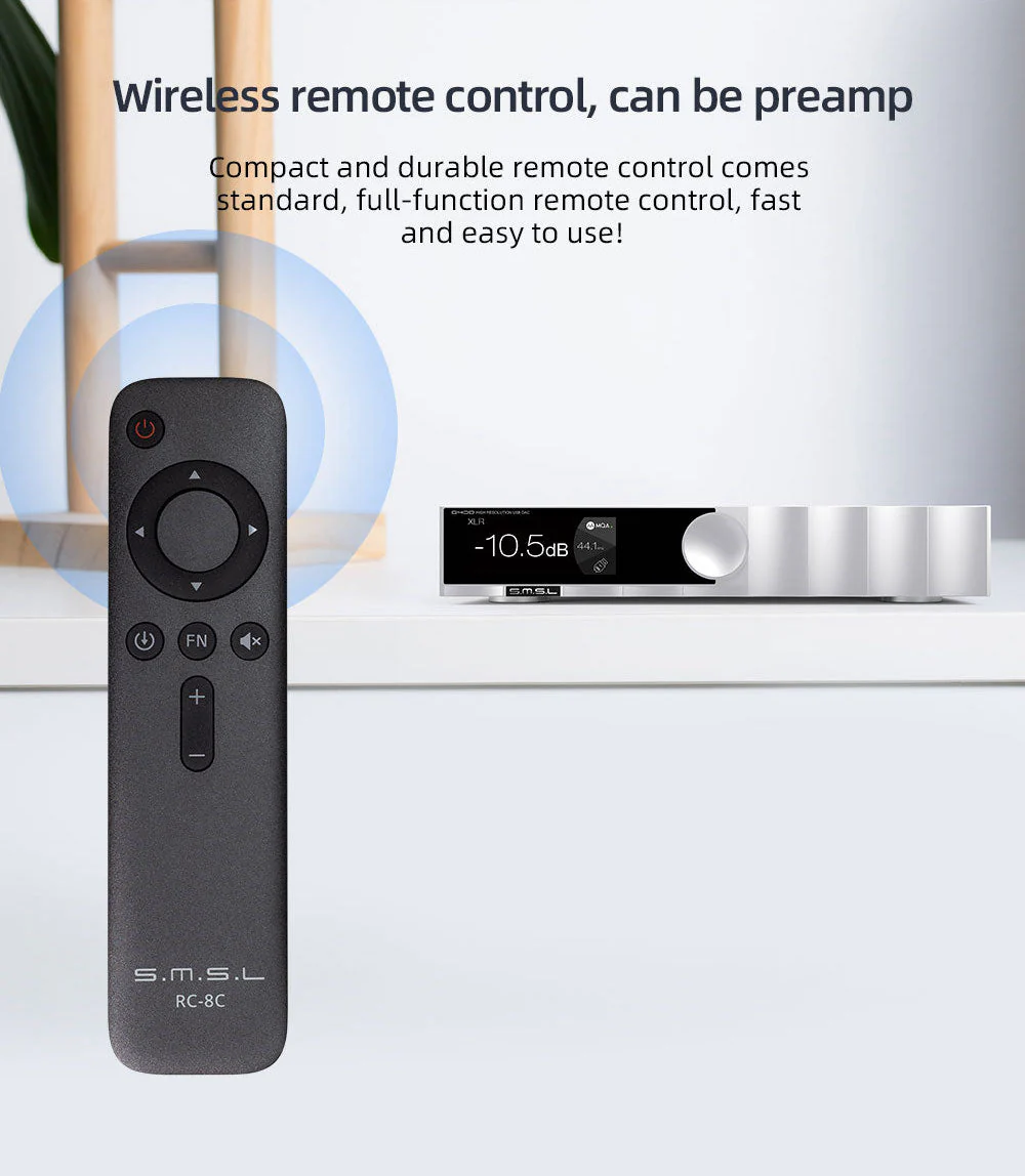 SMSL D400 Pro High Resolution USB Desktop DAC - Image 14