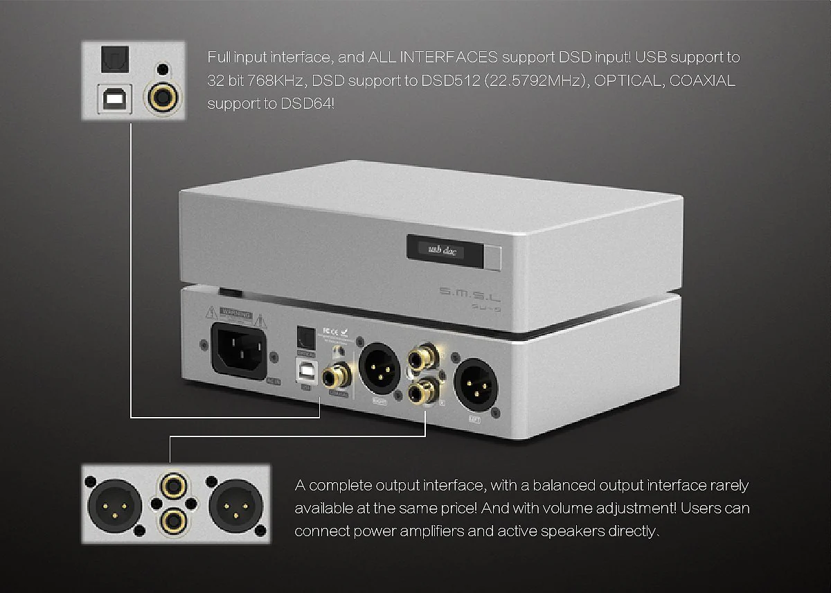 SMSL SU-8 Version 2 DAC (Digital-to-Analog Converter) - Image 11