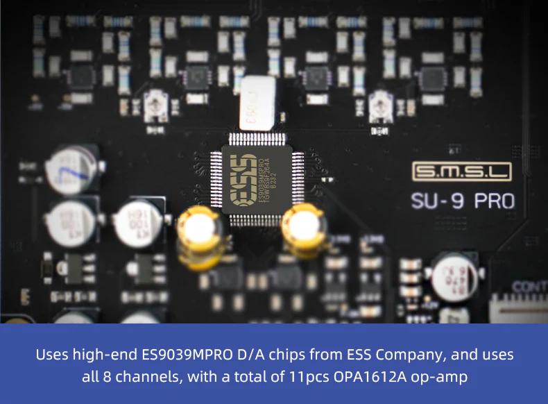 SMSL SU-9 Pro MQA Desktop DAC - Image 11