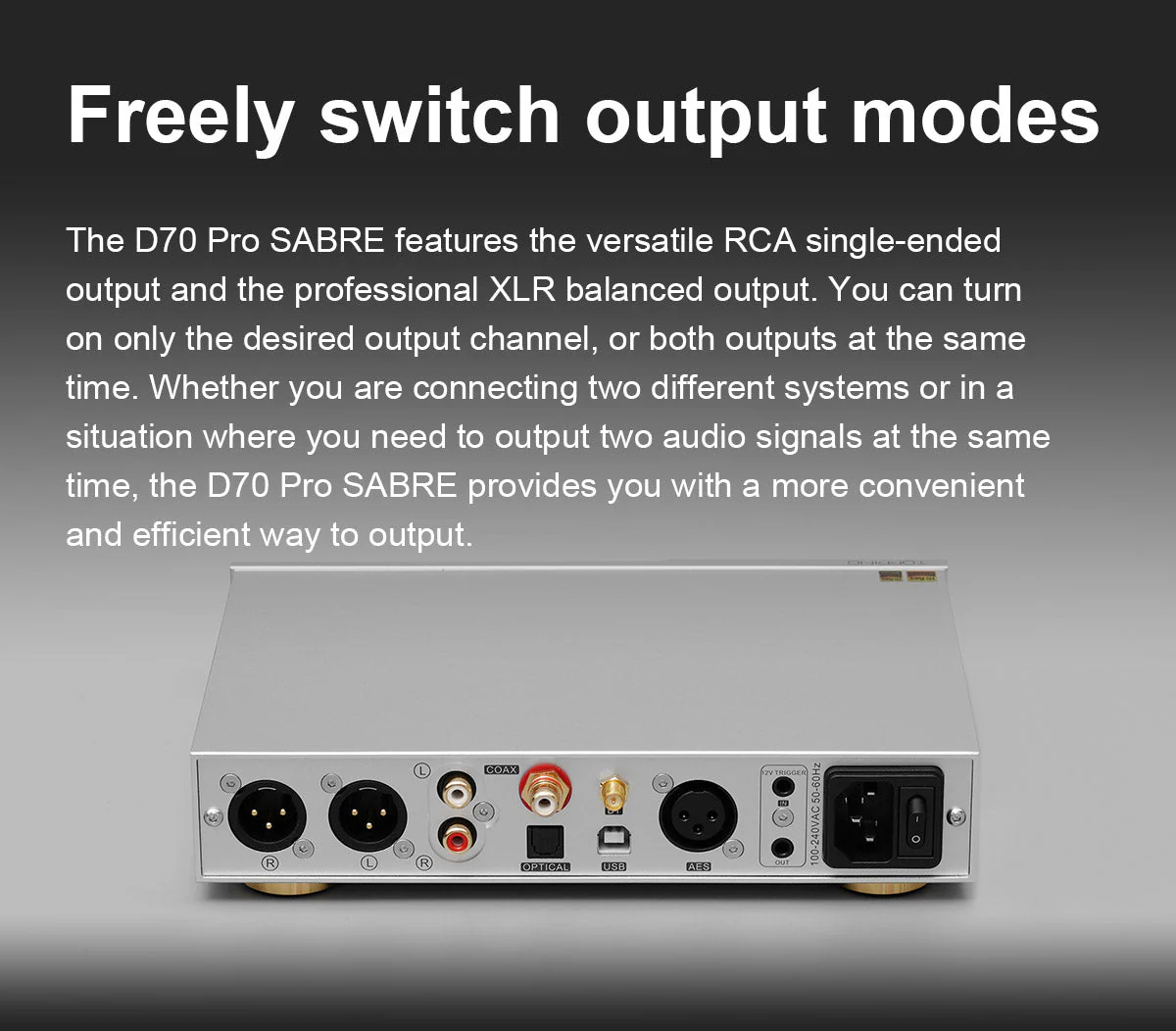 TOPPING D70 Pro SABRE DAC (Digital-to-Analog Converter) - Image 12